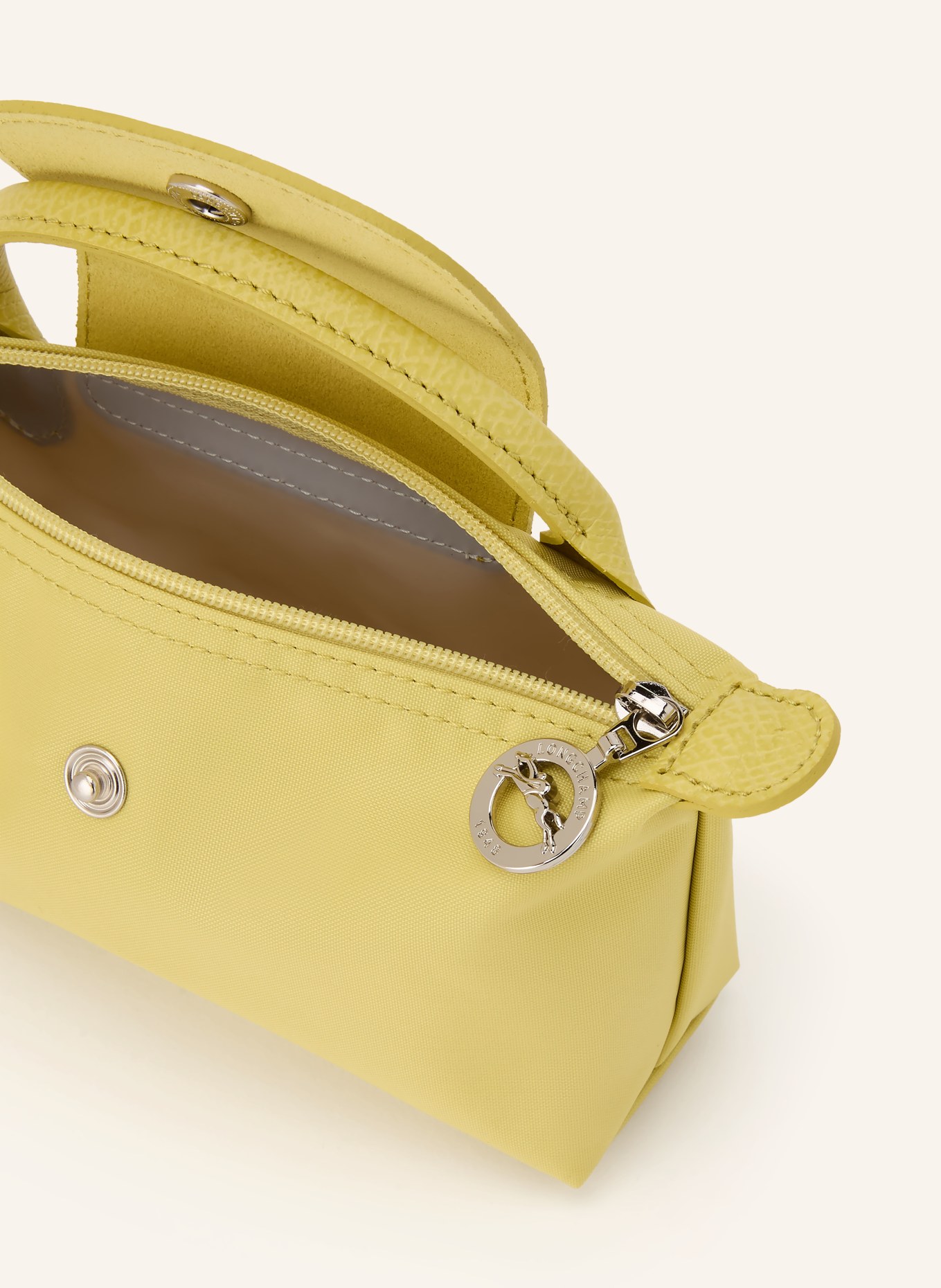 LONGCHAMP Handtasche LE PLIAGE ONE: GELB / SILBER