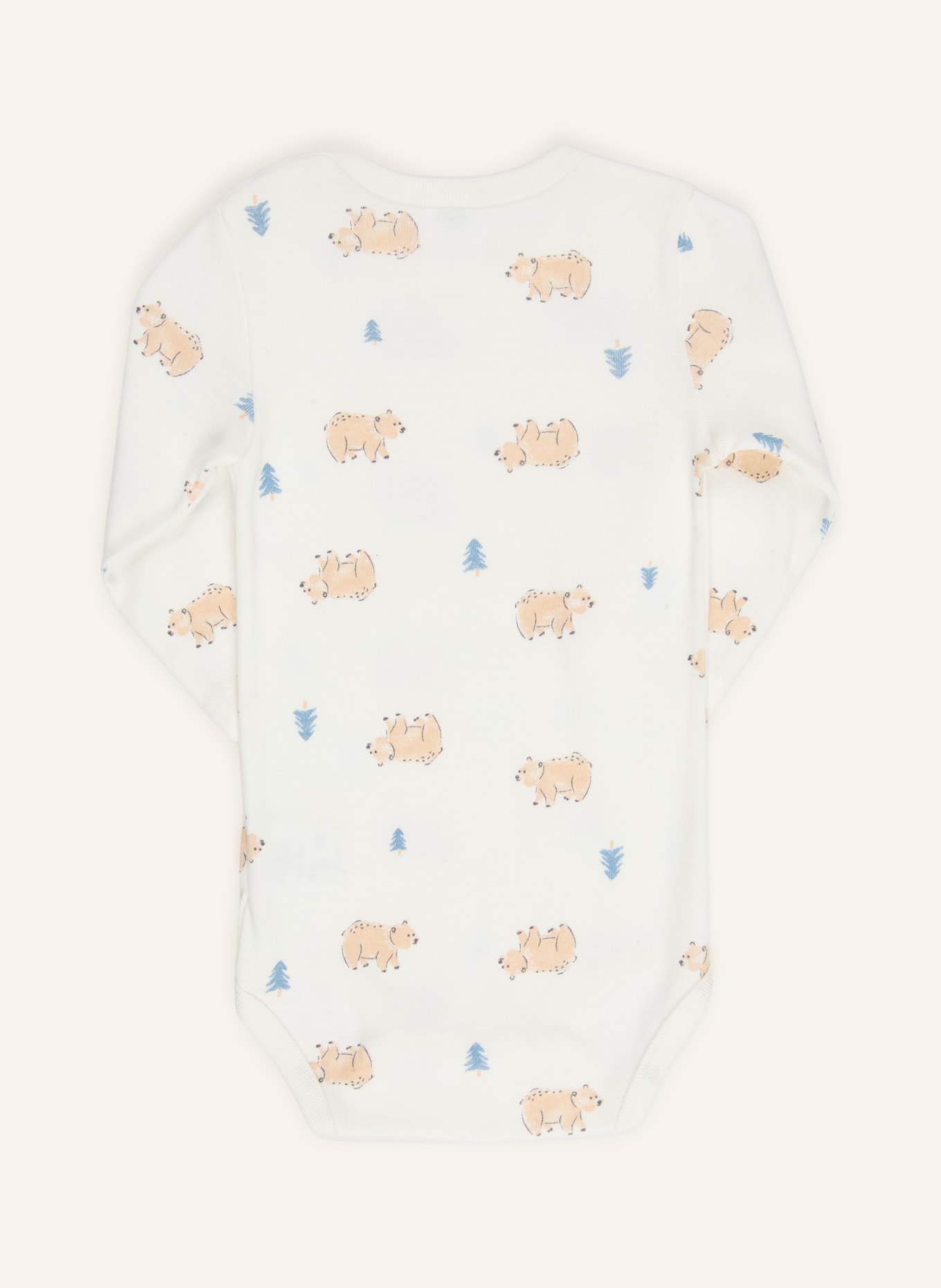 Sanetta Body: CRÈME / BEIGE / LICHTBLAUW