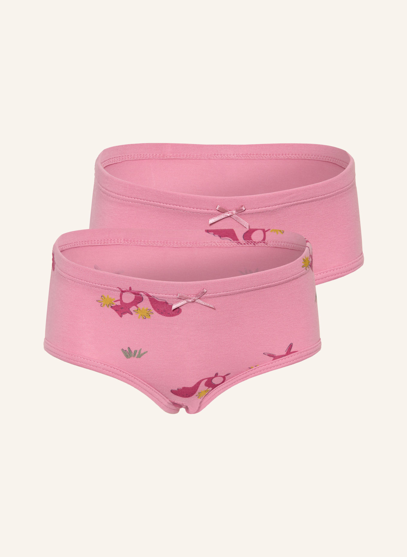 Sanetta 2-pack slips: VIEUX ROSE / GROEN