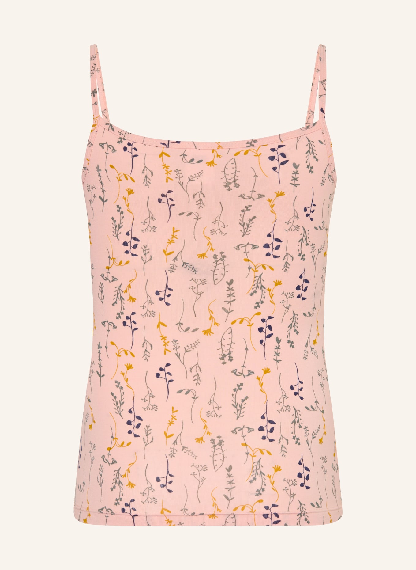 Sanetta Top: ROSE CLAIR / DONKERGEEL / DONKERBLAUW