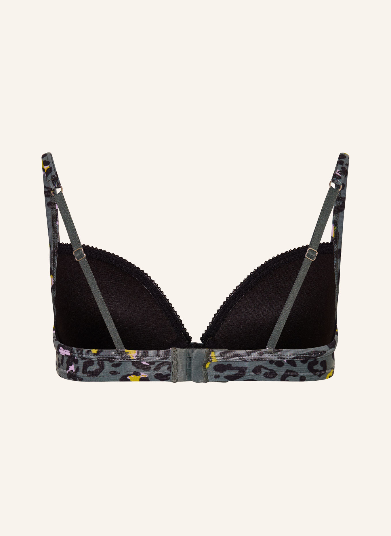 Sanetta Soft bra: TEAL / LIGHT PURPLE / NEON GREEN