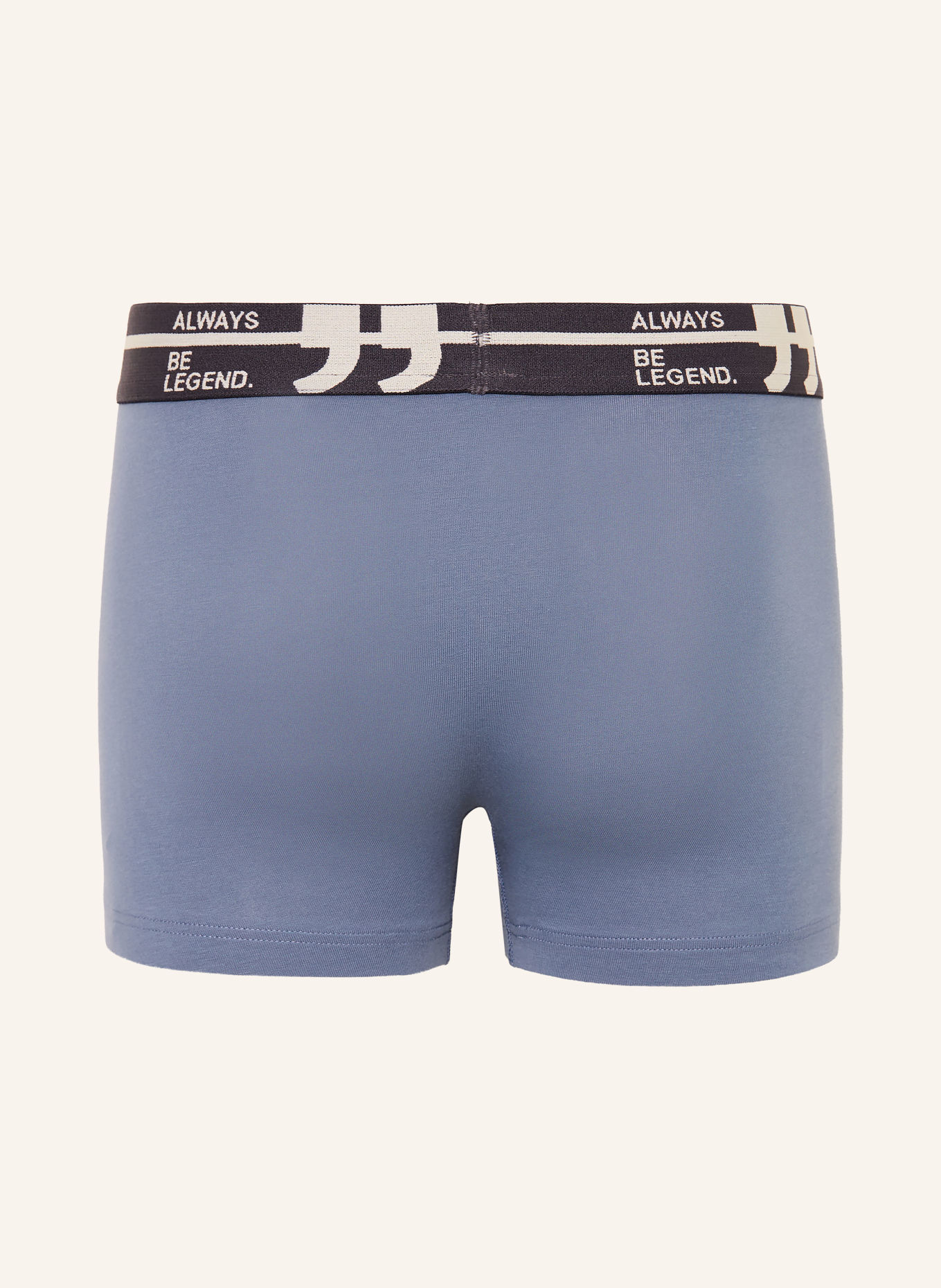 Sanetta 5-pack boxershorts: KAKI / DONKERGRIJS / GRIJS