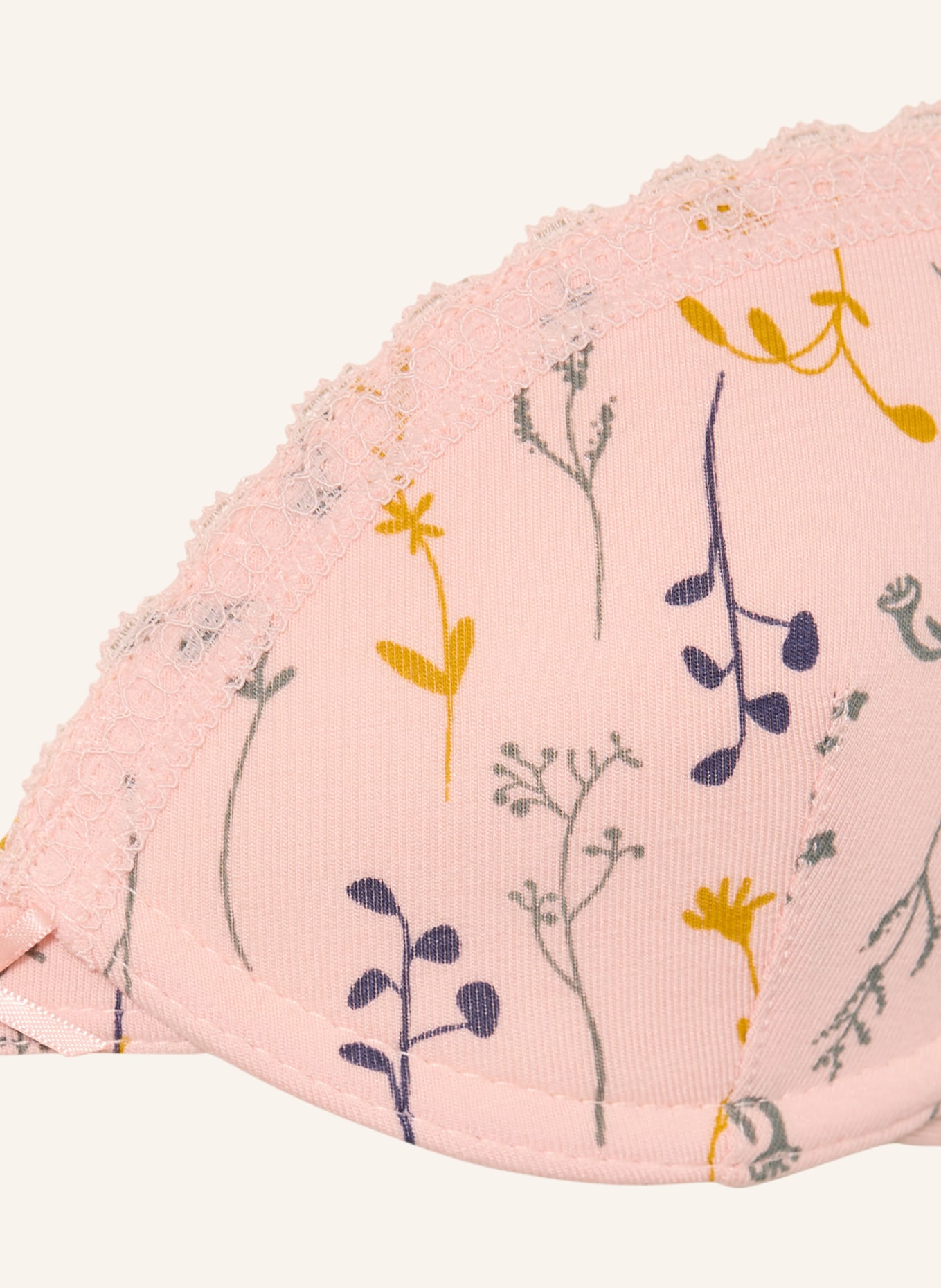 Sanetta Soft-bh: ROSE CLAIR / DONKERGEEL / DONKERBLAUW