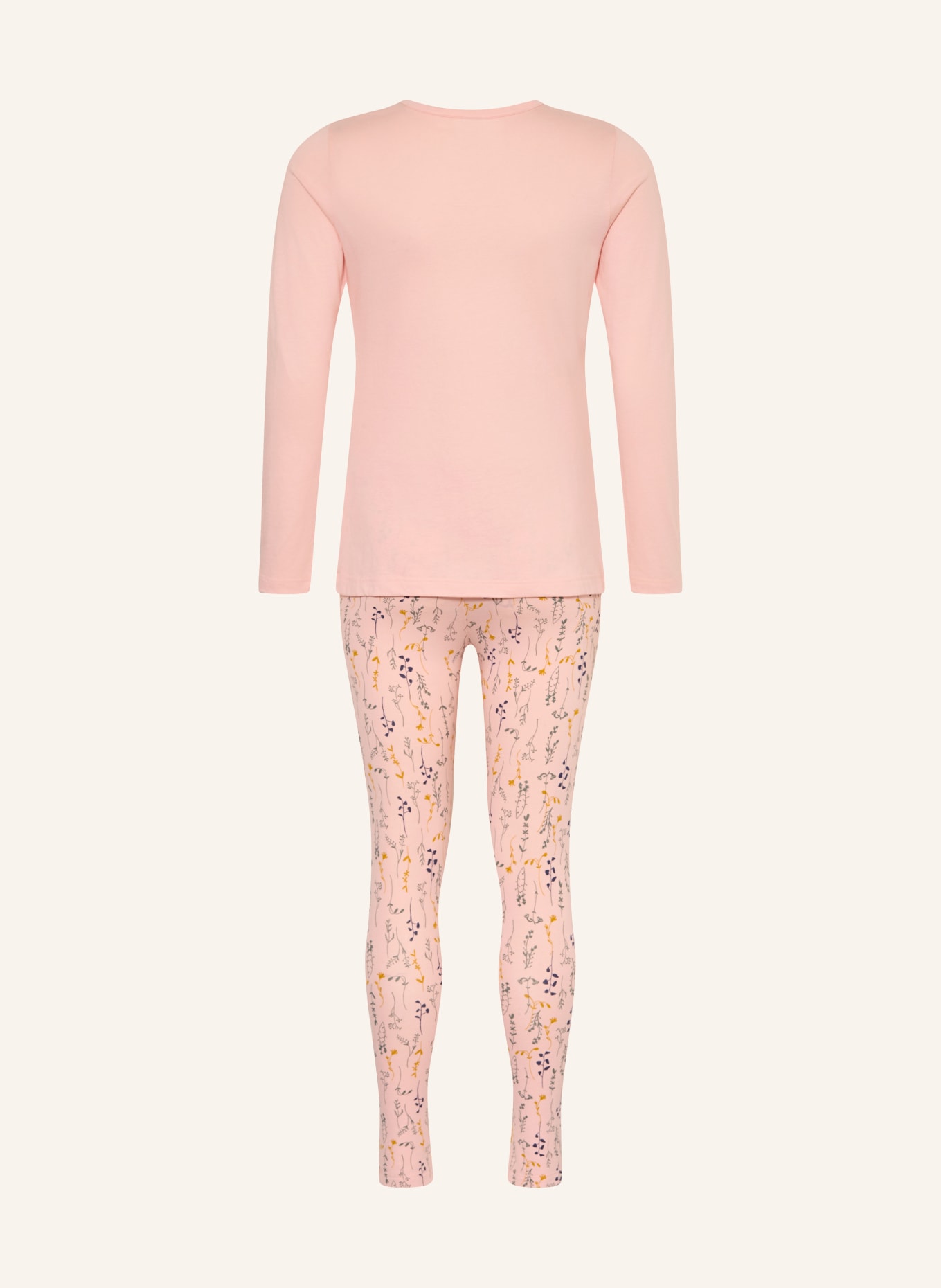 Sanetta Pajamas: PINK / DARK YELLOW / DARK BLUE