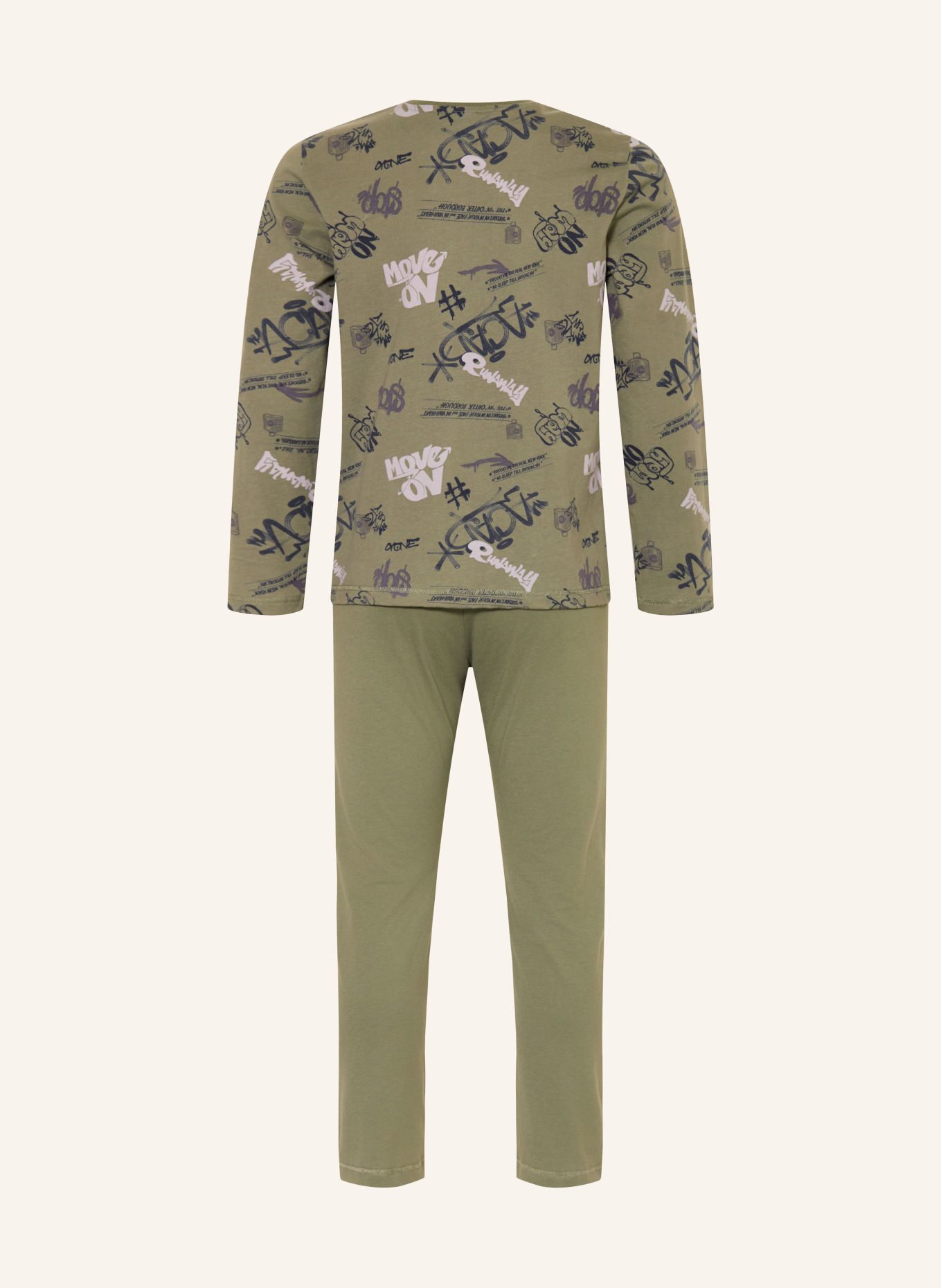 Sanetta Pyjamas: KHAKI / BLÅGRÅ / MÖRKBLÅ