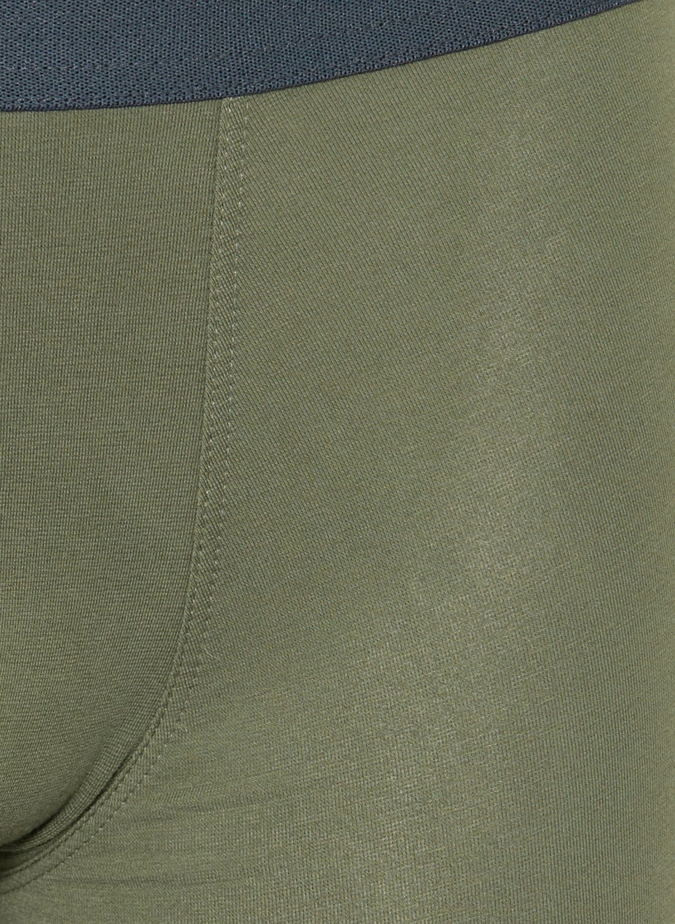 Sanetta Boxershorts: OLIJF / BLAUWGRIJS