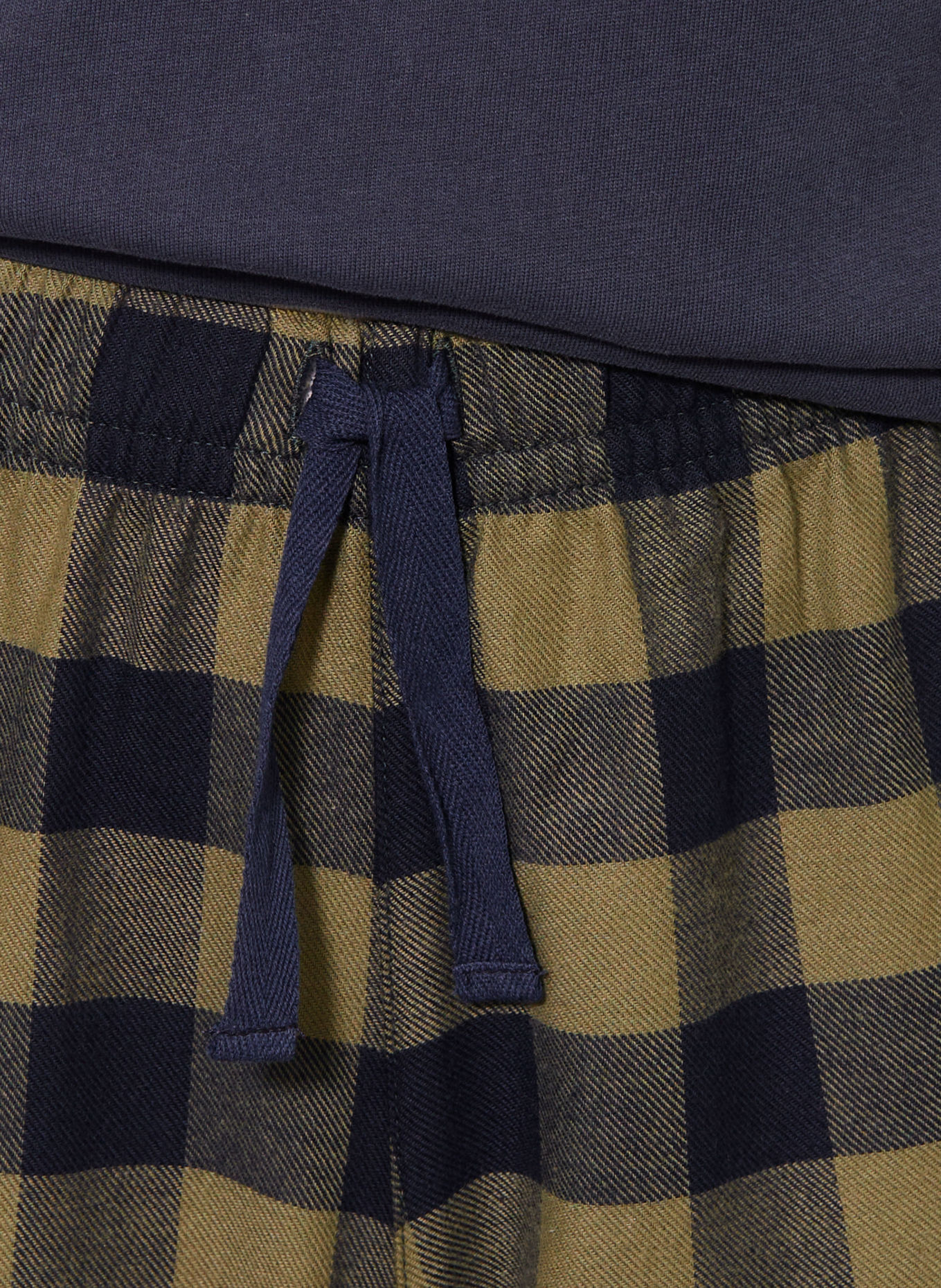 Sanetta Pyjamas: MÖRKBLÅ / OLIVGRÖN