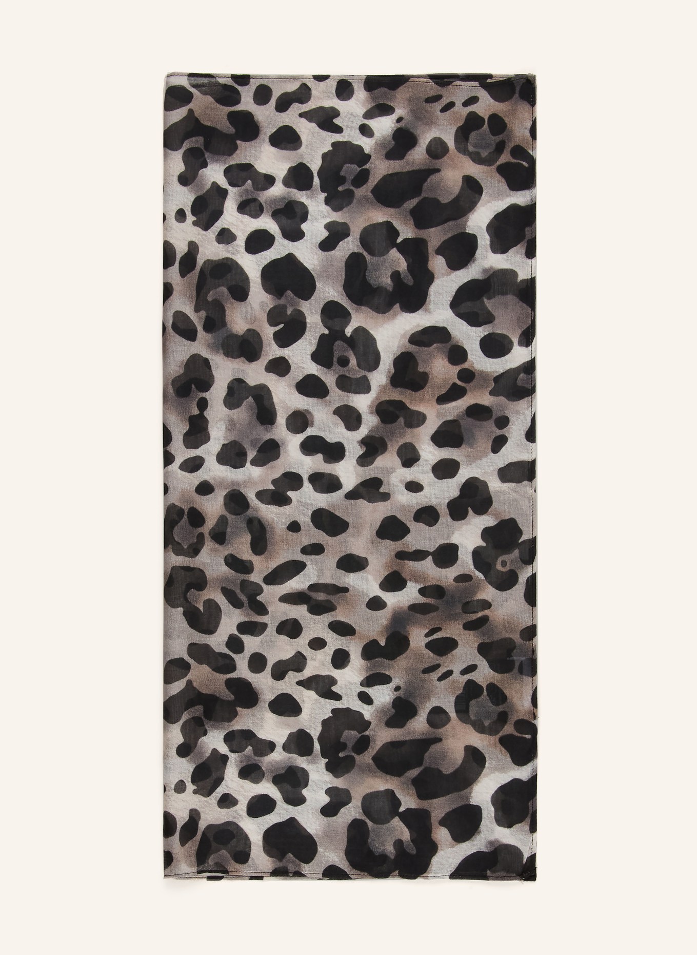 monari Scarf: DARK BROWN / LIGHT GRAY / BLACK