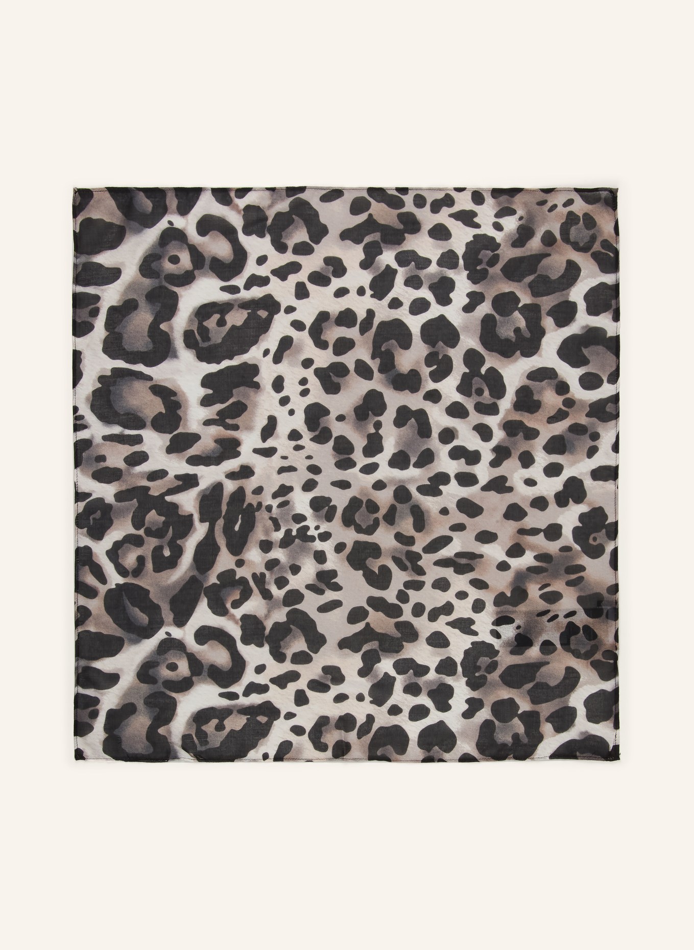 monari Scarf: DARK BROWN / LIGHT GRAY / BLACK