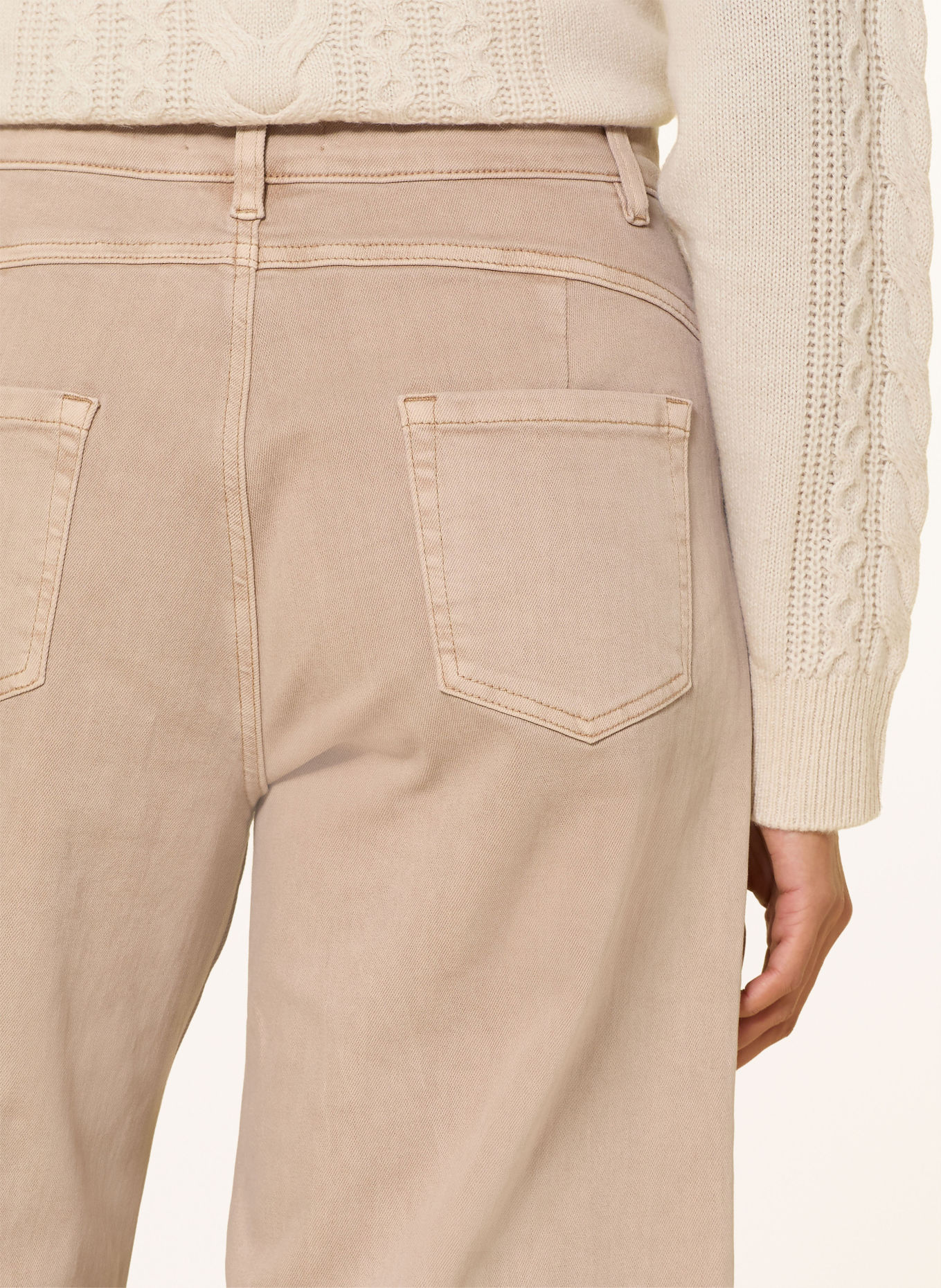 ELENA MIRO Jeans-culotte: 0A2 beige