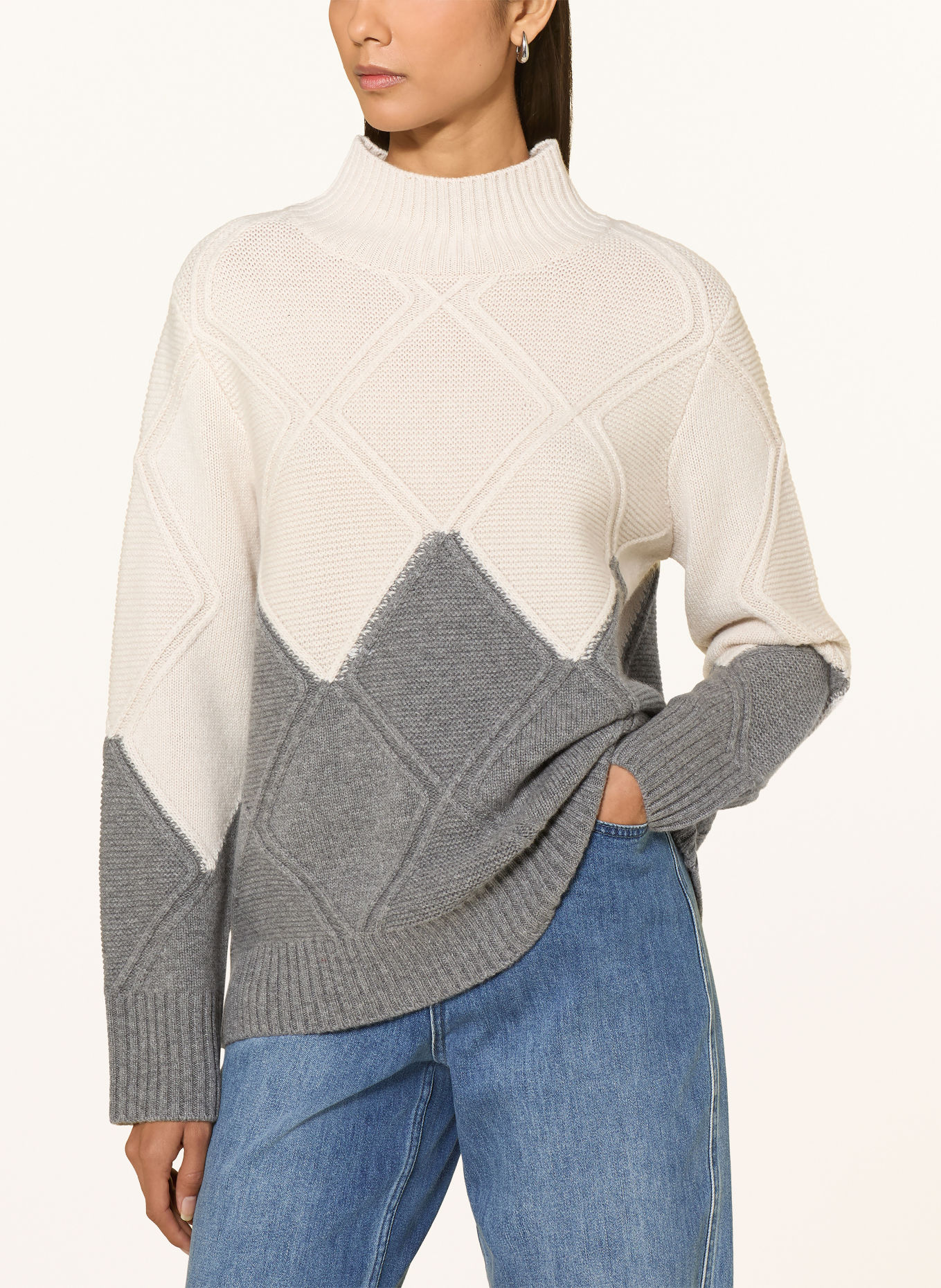 ELENA MIRO Pulls: BLANC / GRIS