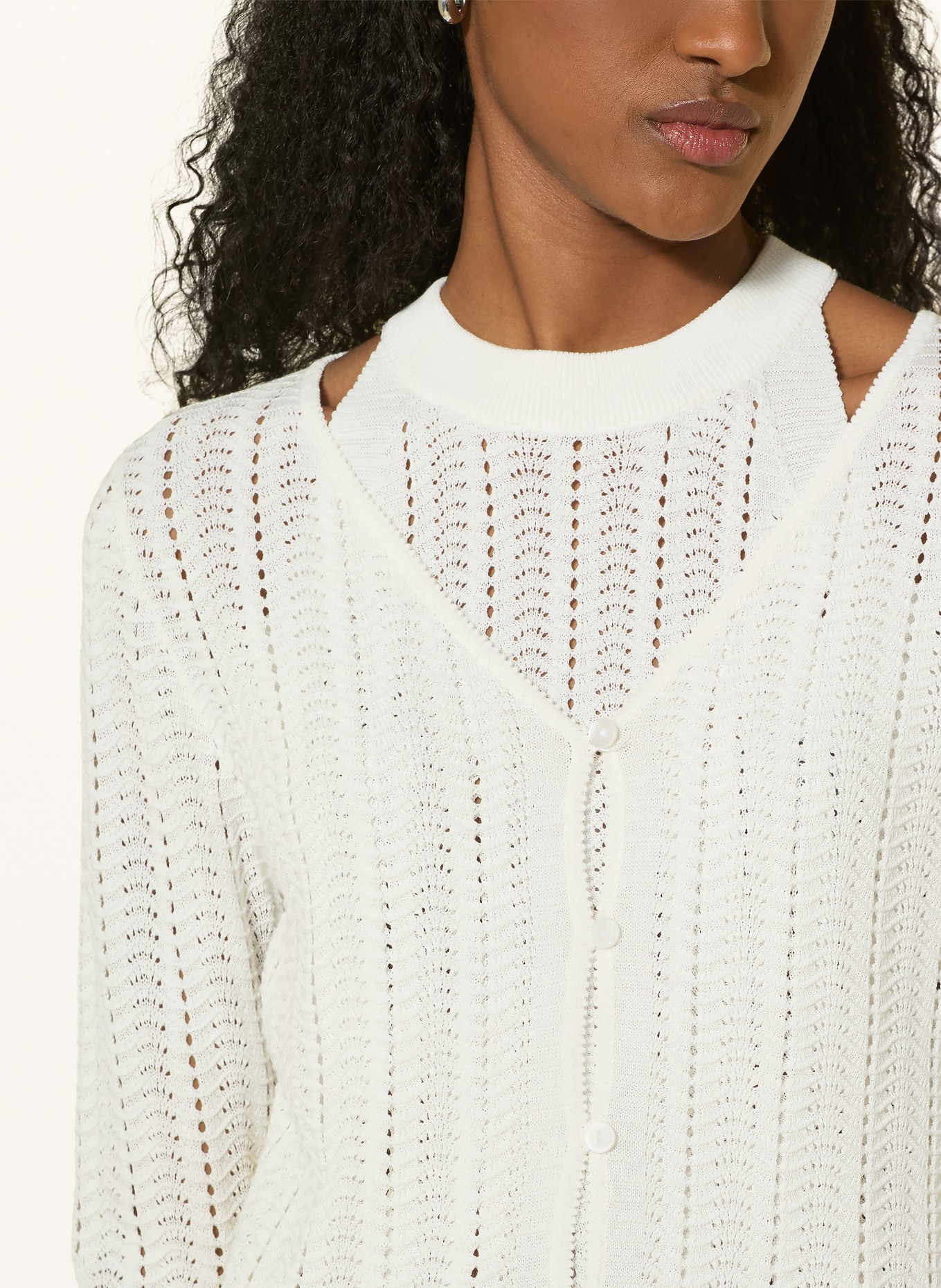 Rich & Royal Strickjacke: WEISS