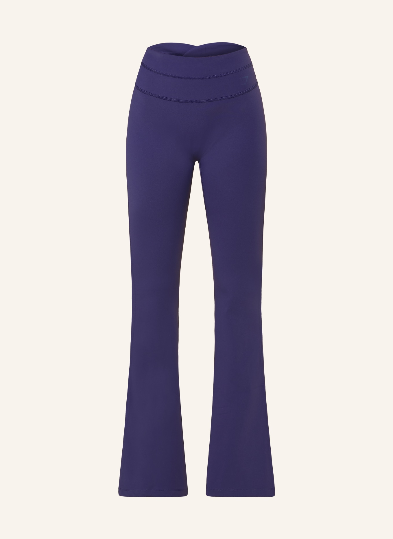 GYMSHARK Tights MAY MOVEMENT FLARE: DUNKELLILA