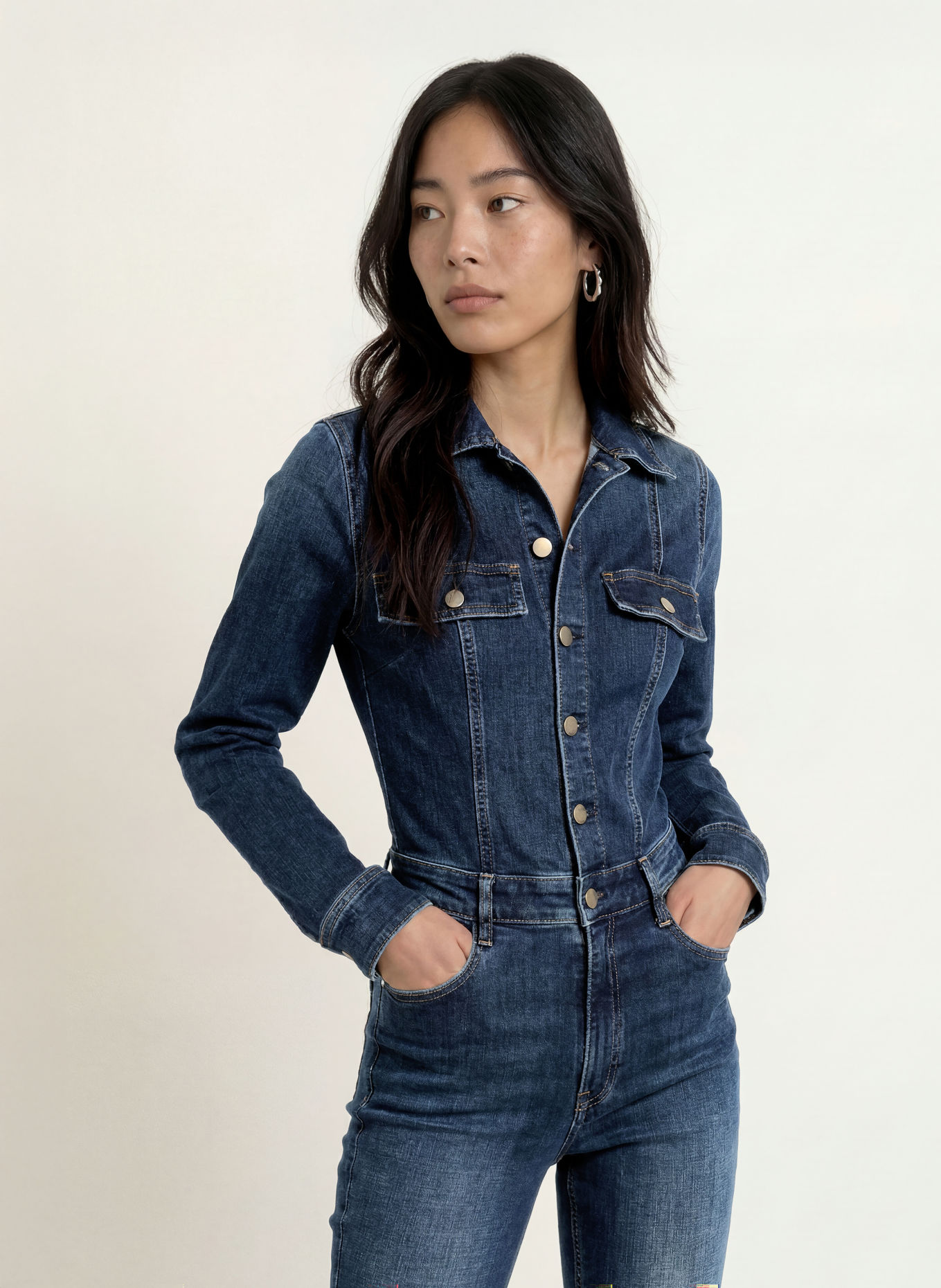 GUESS Jeans-Jumpsuit CARRIE: TMSS TIMELESS DARK