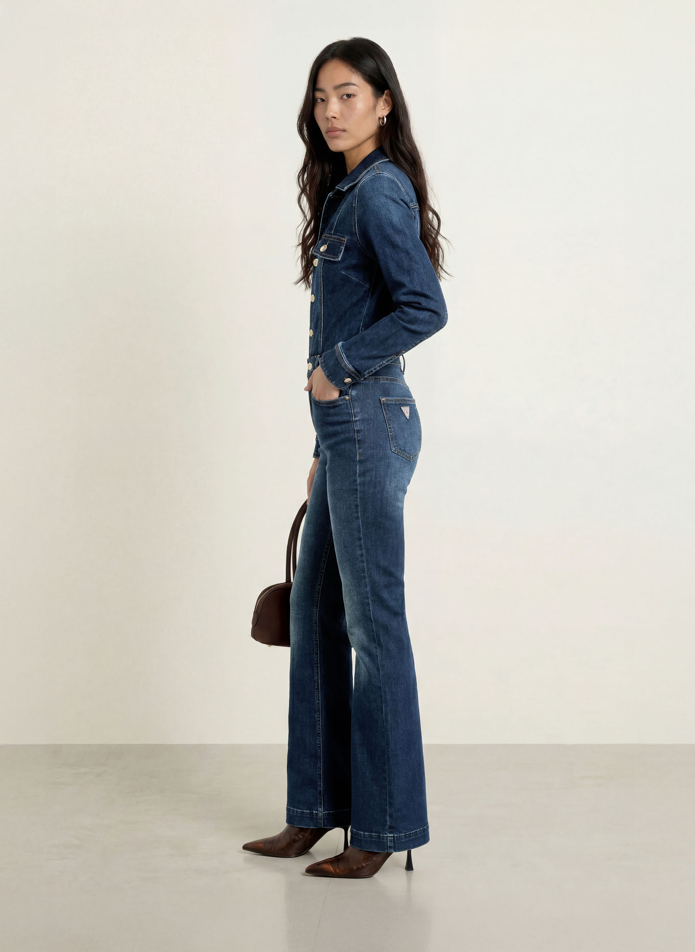 GUESS Jeans-Jumpsuit CARRIE: TMSS TIMELESS DARK