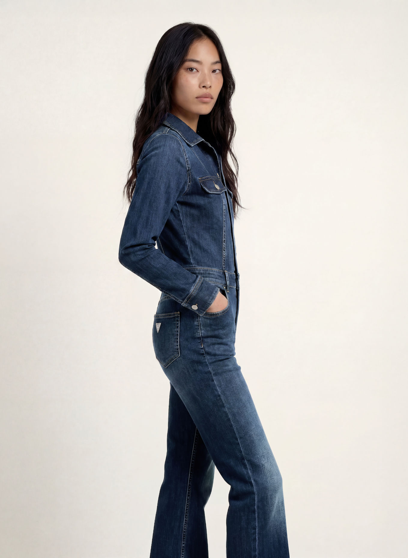 GUESS Jeans-Jumpsuit CARRIE: TMSS TIMELESS DARK