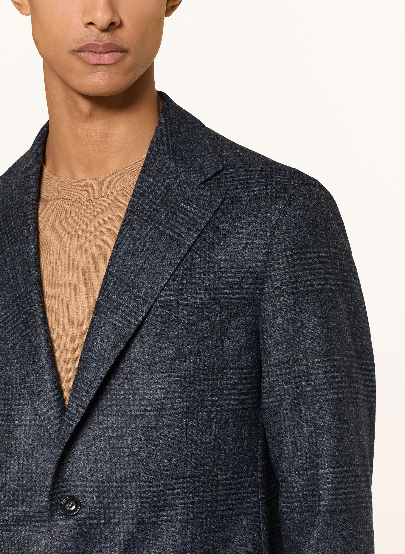 DRESSLER Colbert Regular Fit: DONKERBLAUW / LICHTBLAUW