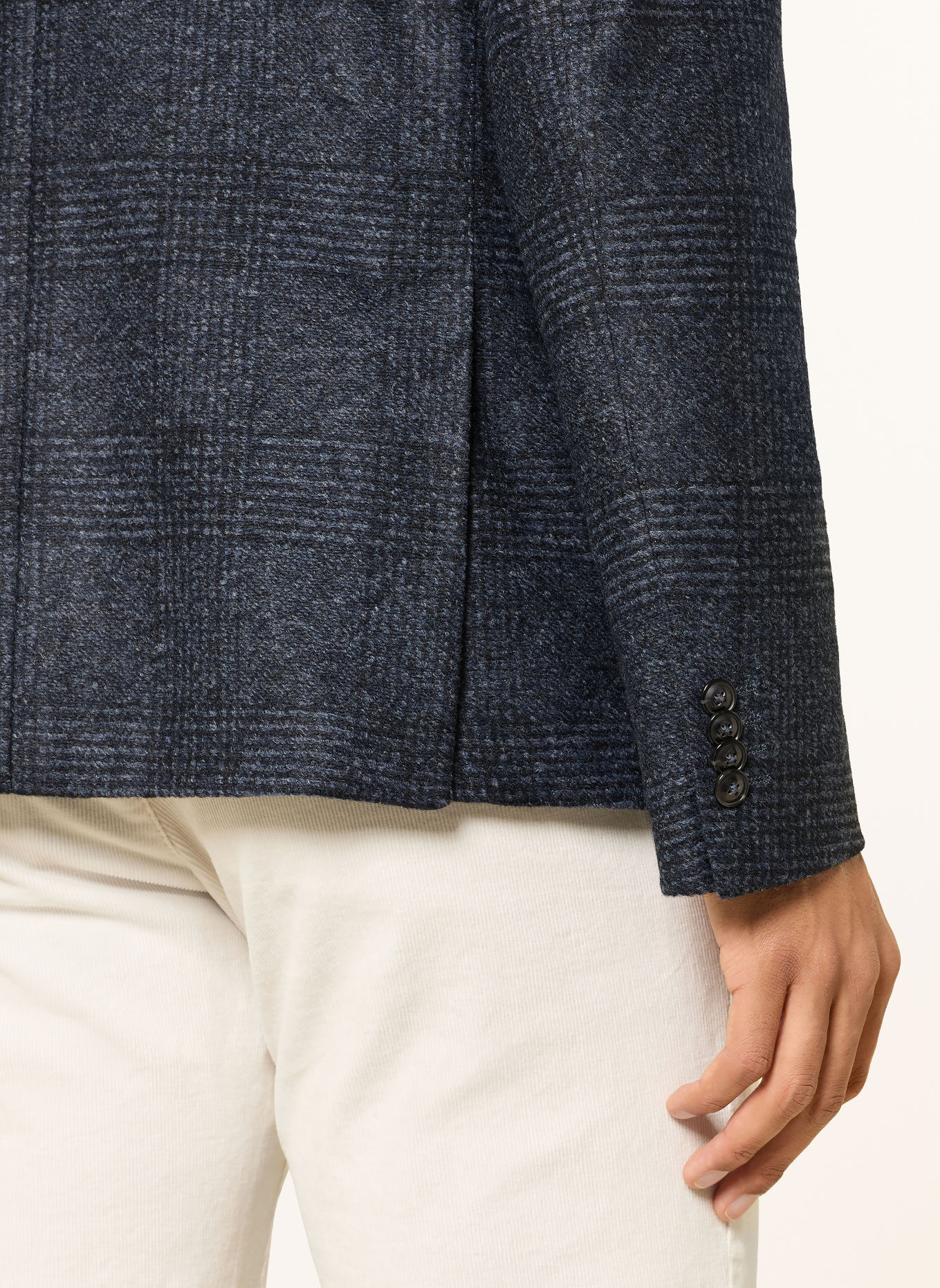 DRESSLER Colbert Regular Fit: DONKERBLAUW / LICHTBLAUW