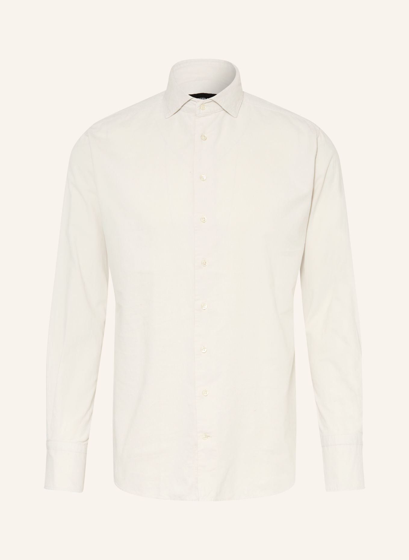 DRESSLER Cordhemd NEAPEX Slim Fit: CREME