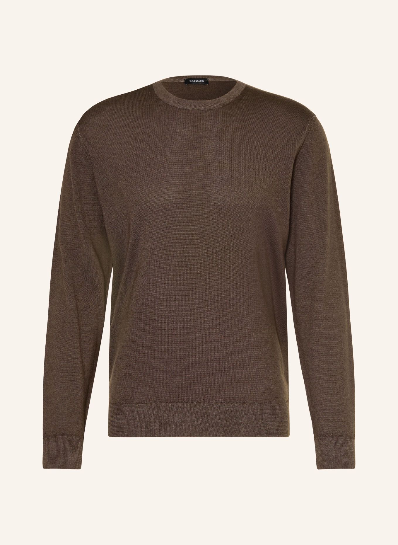 DRESSLER Pullover: DUNKELBRAUN