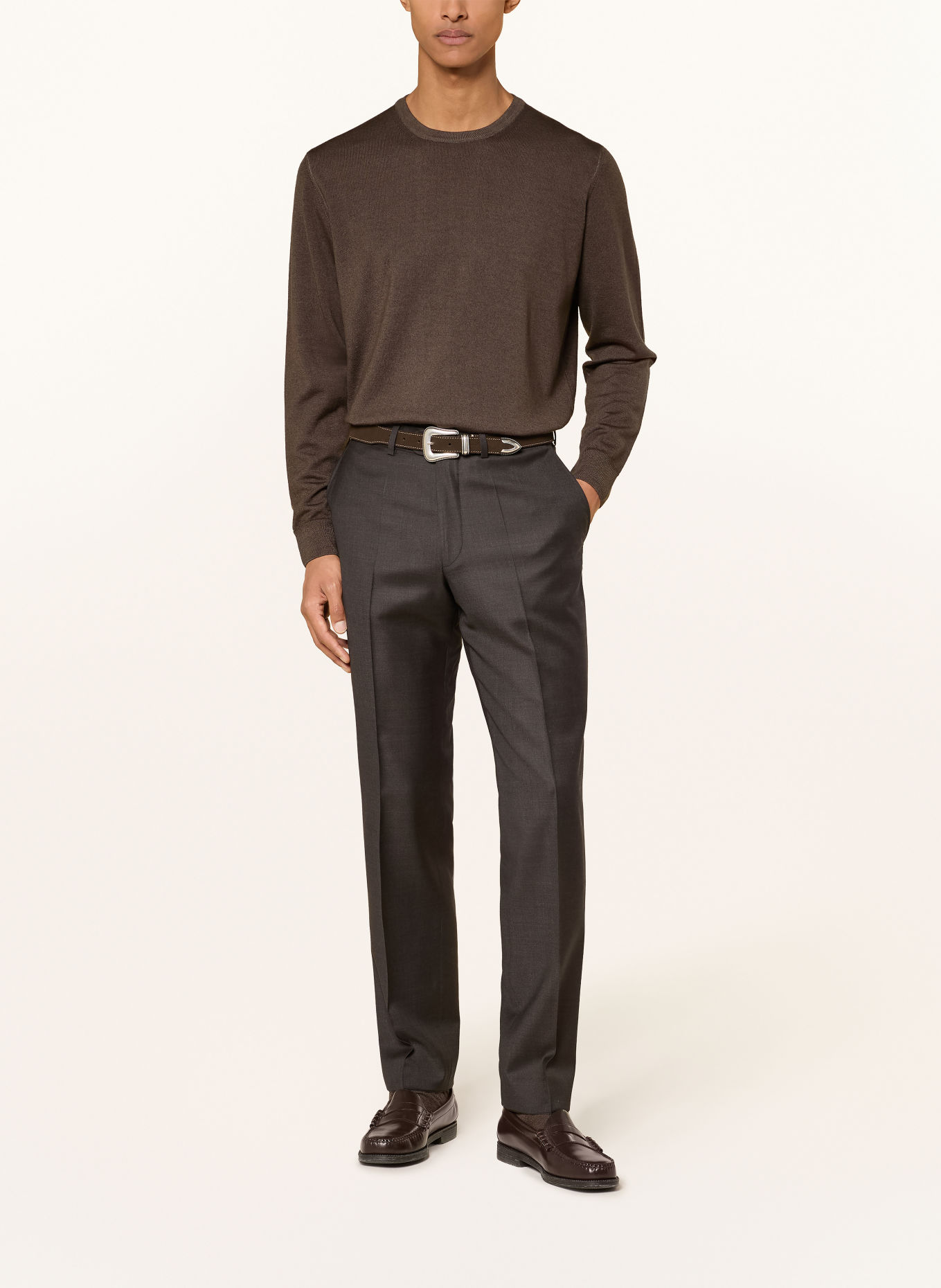 DRESSLER Pullover: DUNKELBRAUN