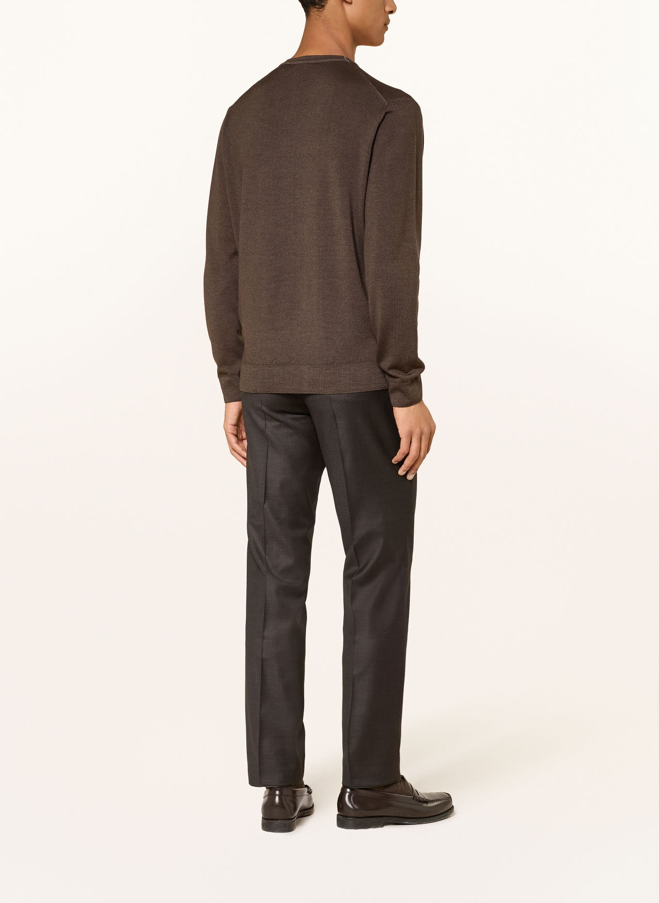 DRESSLER Pullover: DUNKELBRAUN