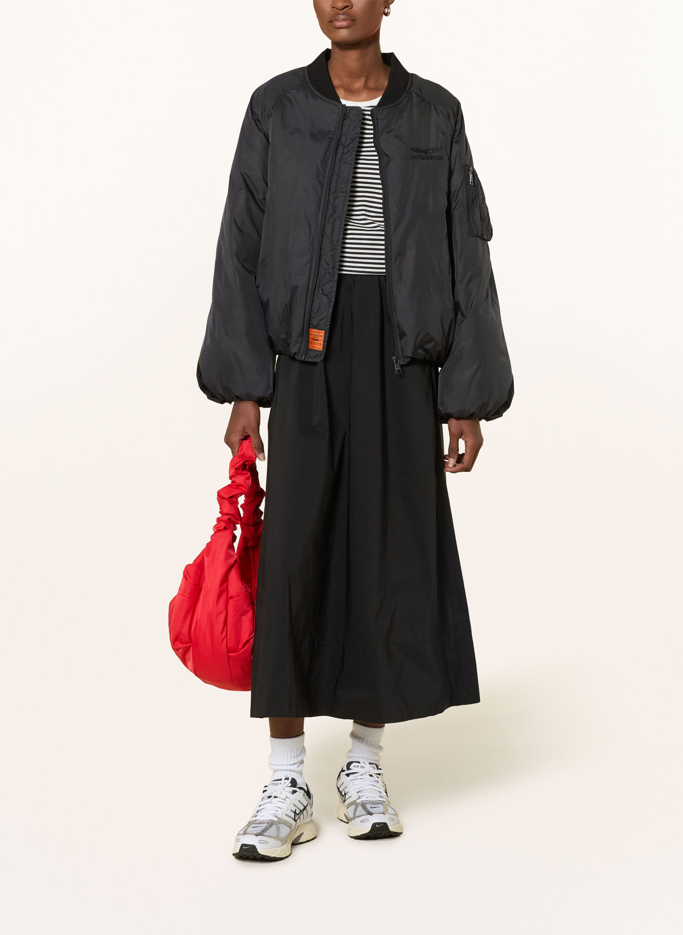 BOMBERS ORIGINAL Blouson: SCHWARZ