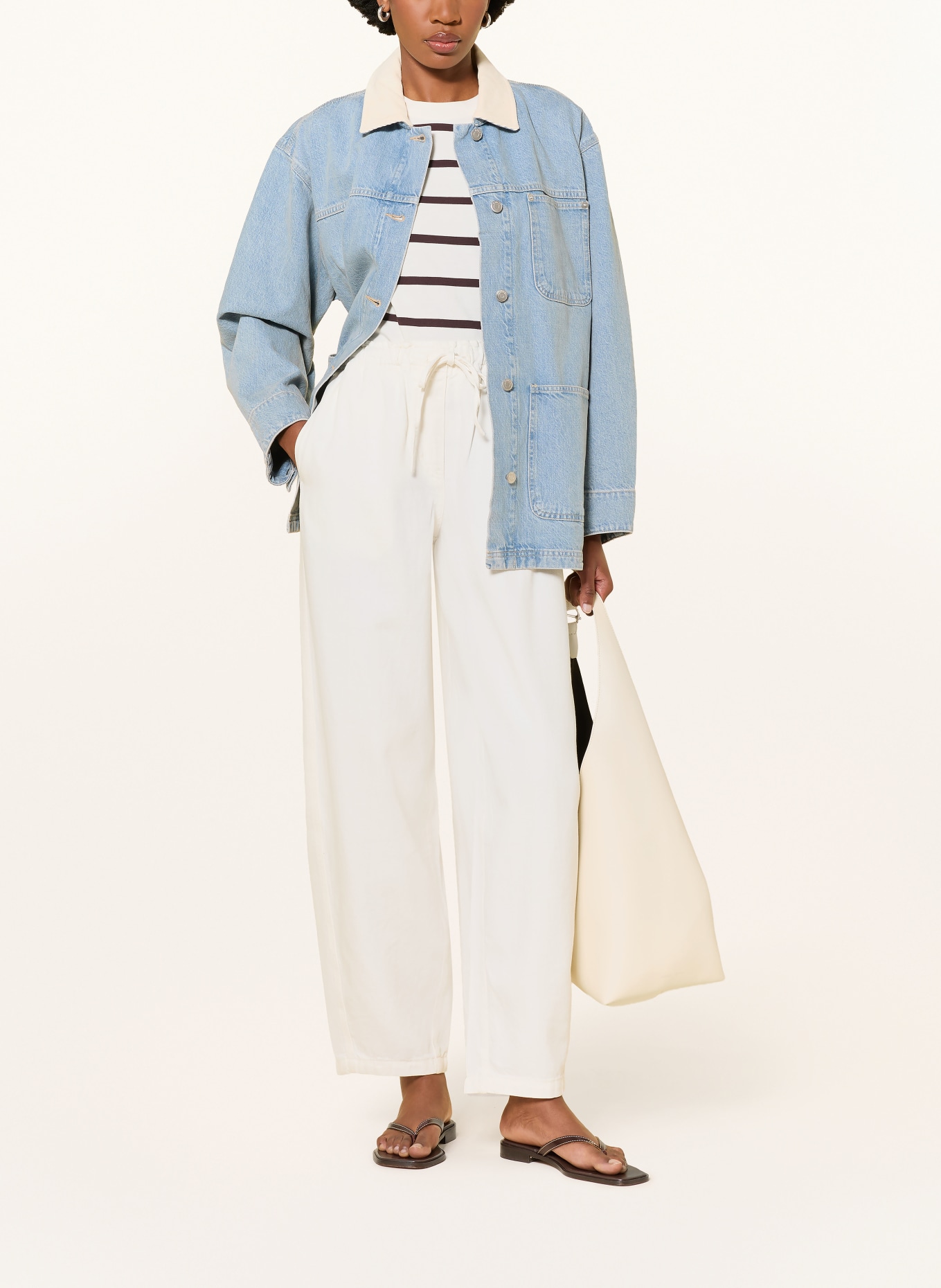 ARKET Skinny jeans: 002 Denim Off-White