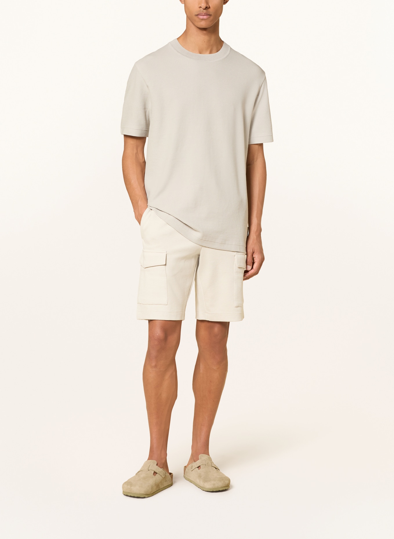 Marc O'Polo T-shirt: LICHTGRIJS