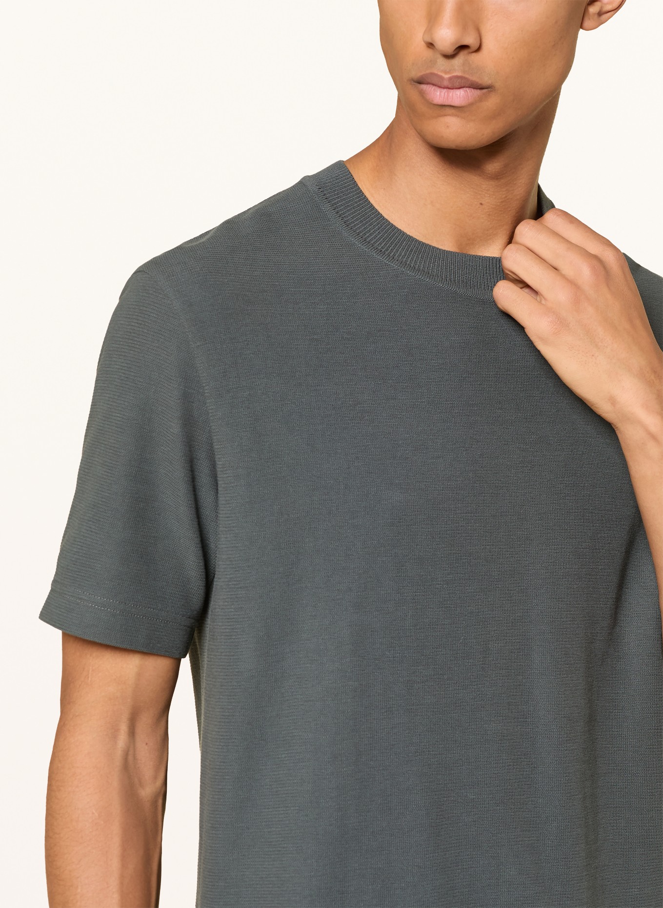 Marc O'Polo T-Shirt: DUNKELGRÜN