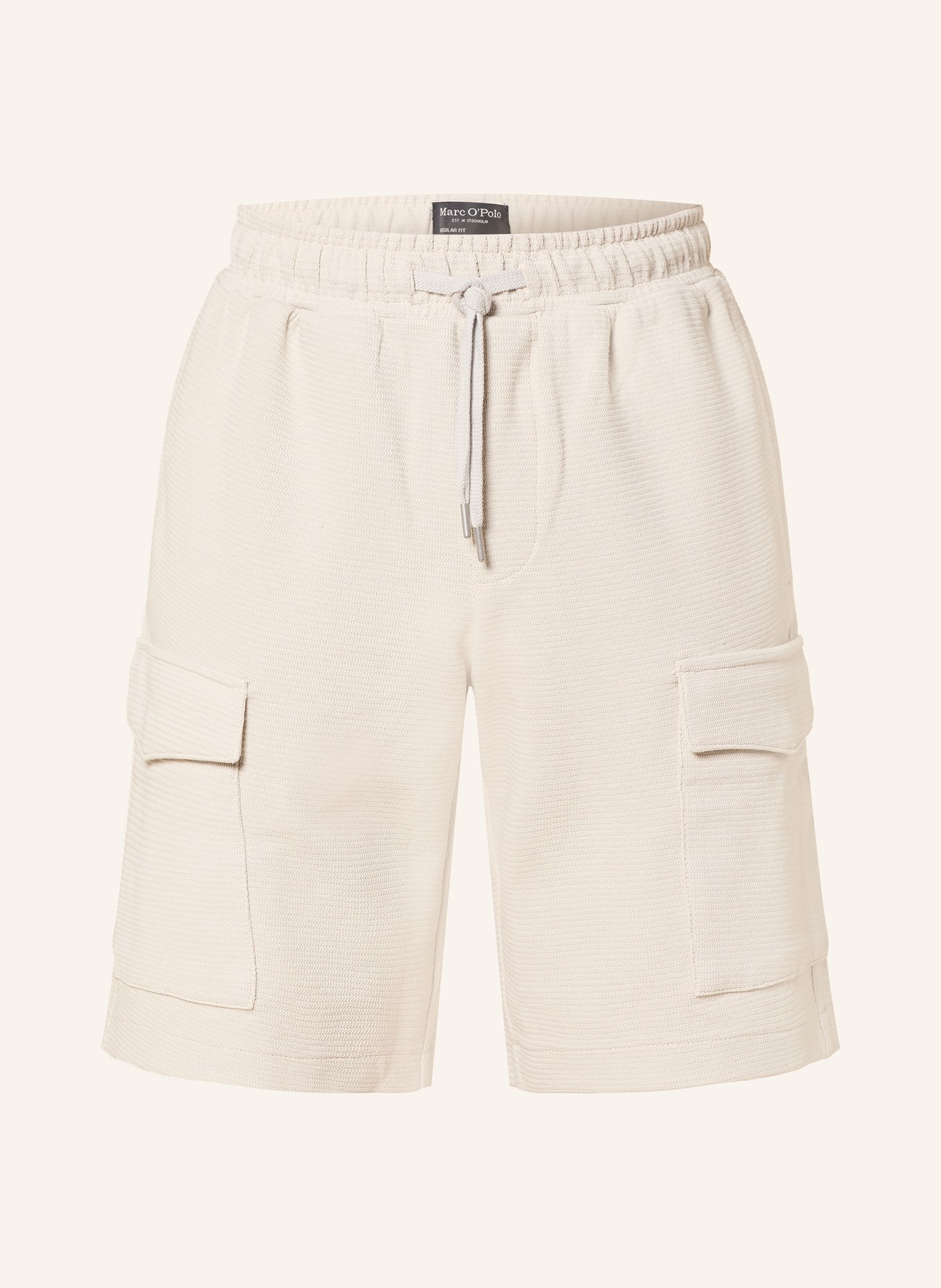 Marc O'Polo Kámošské kraťasy Regular Fit: SVĚTLE ŠEDÁ