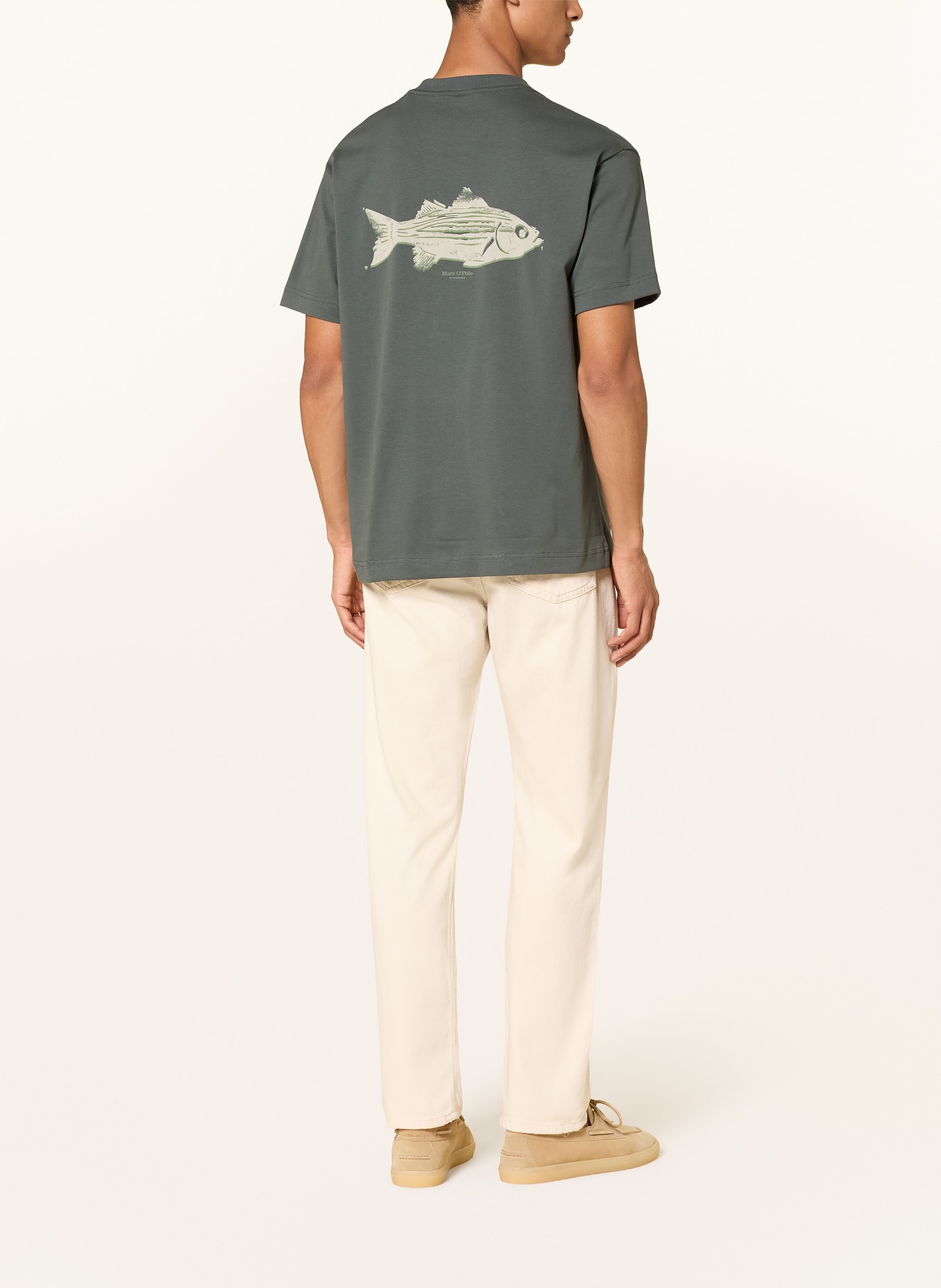 Marc O'Polo T-shirt: MØRKEGRØN