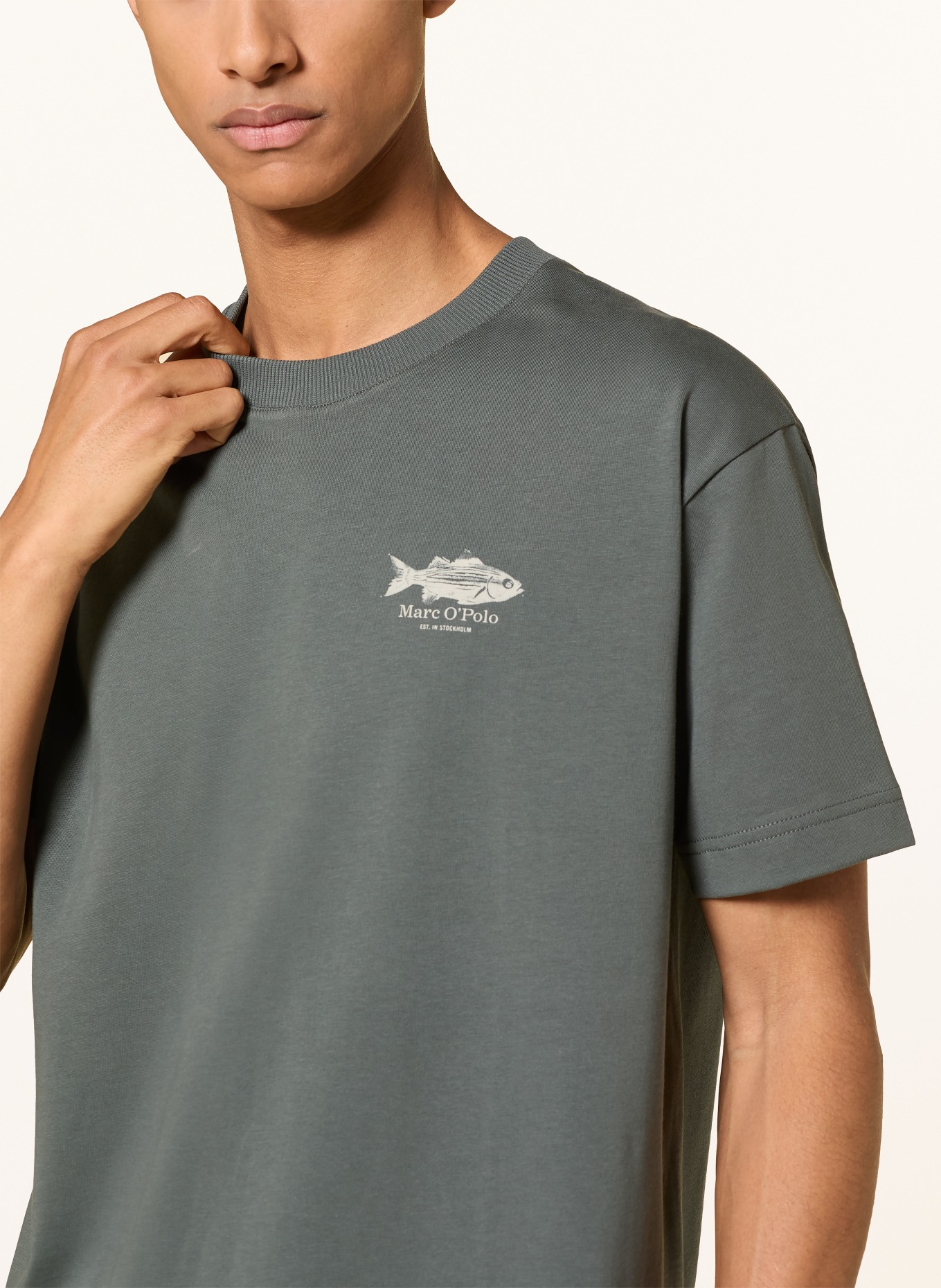 Marc O'Polo T-shirt: MØRKEGRØN