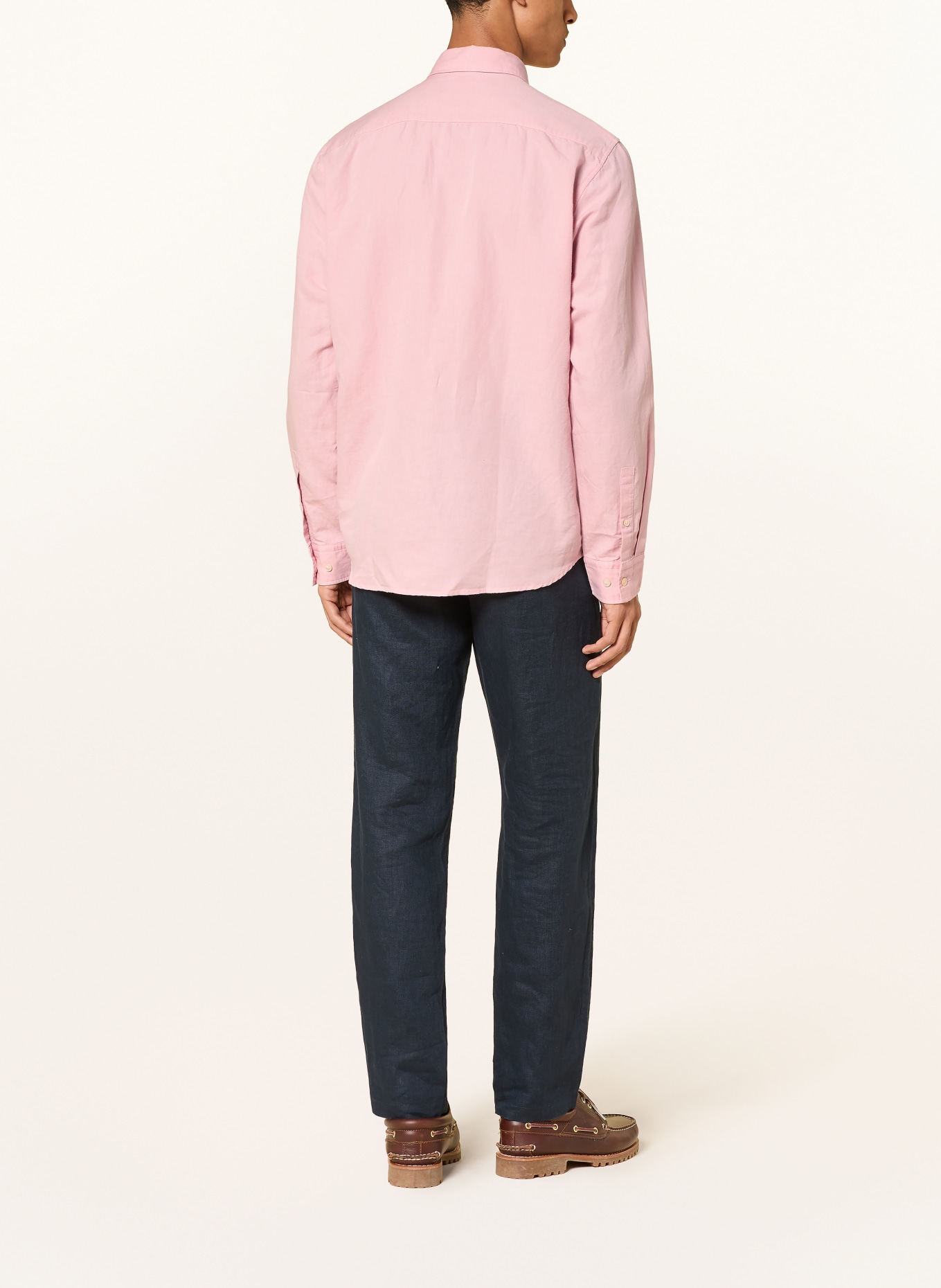 Marc O'Polo Hemd Regular Fit mit Leinen: ROSA