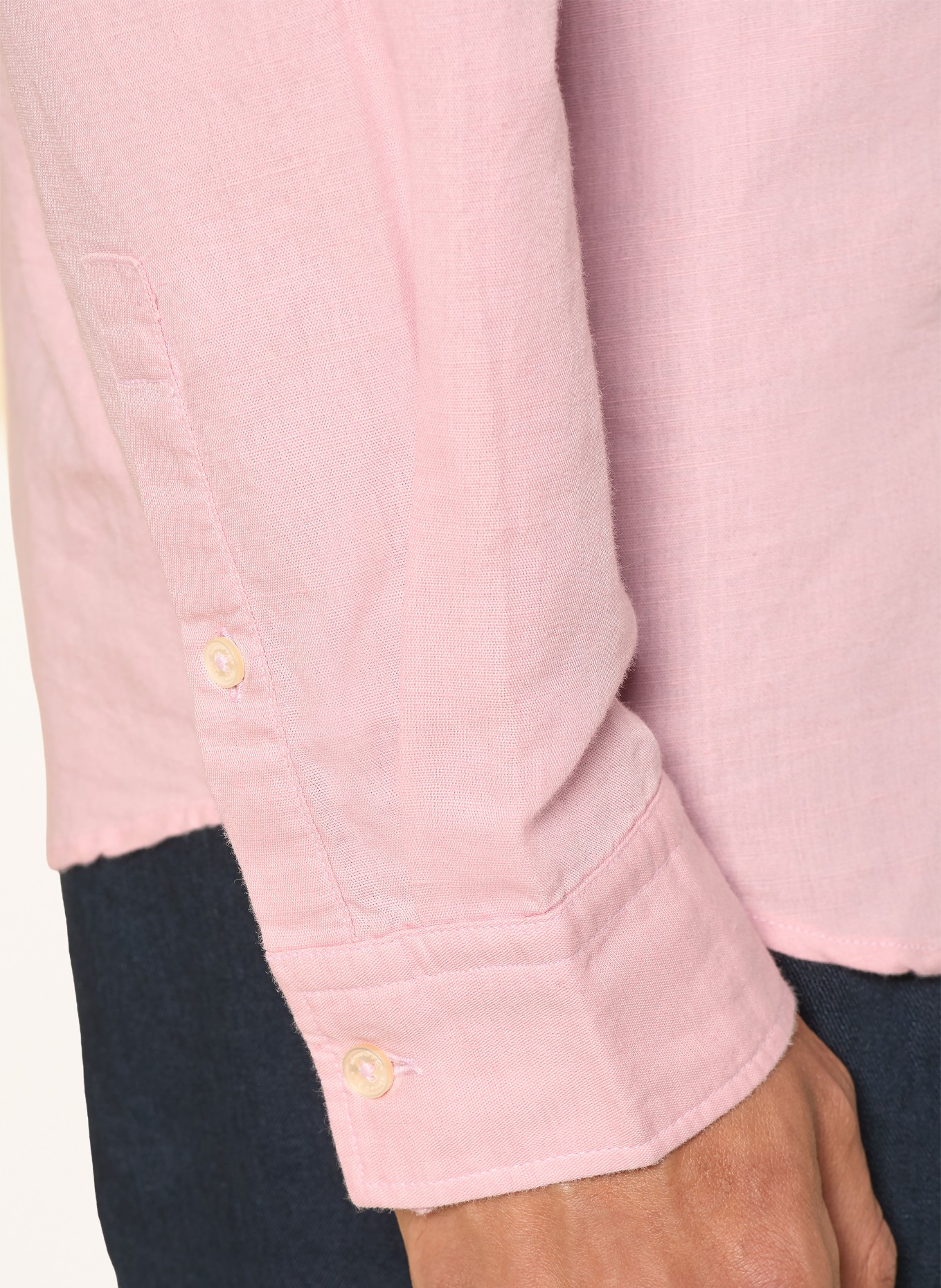 Marc O'Polo Hemd Regular Fit mit Leinen: ROSA