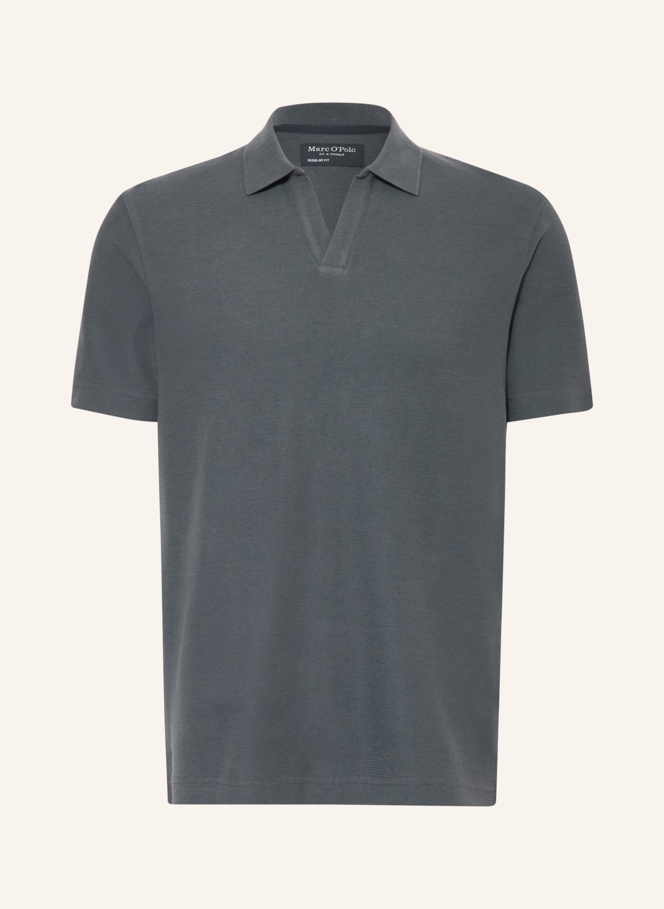 Marc O'Polo Jersey Polo Shirt, Regular Fit: DARK GREEN