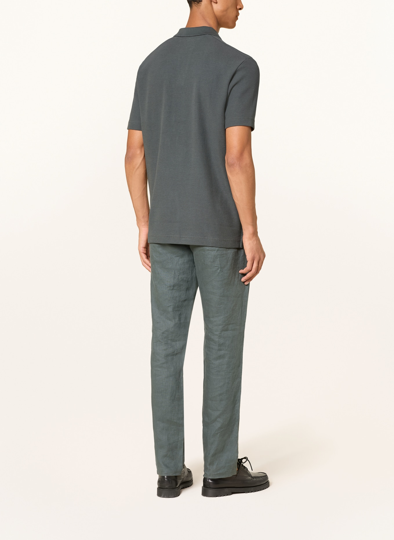 Marc O'Polo Jersey Polo Shirt, Regular Fit: DARK GREEN