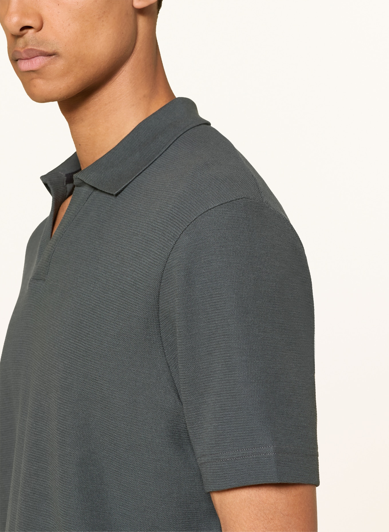 Marc O'Polo Jersey Polo Shirt, Regular Fit: DARK GREEN