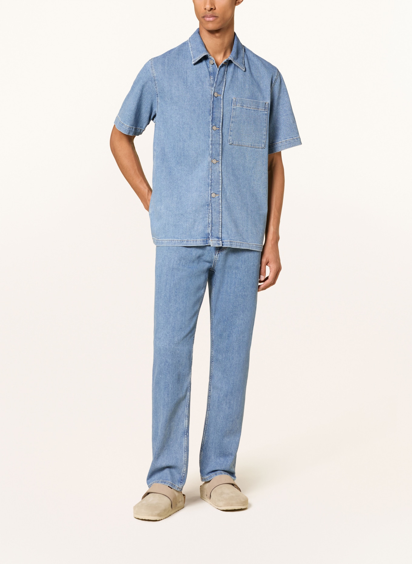 Marc O'Polo Comfort Fit Denim Shirt: BLUE