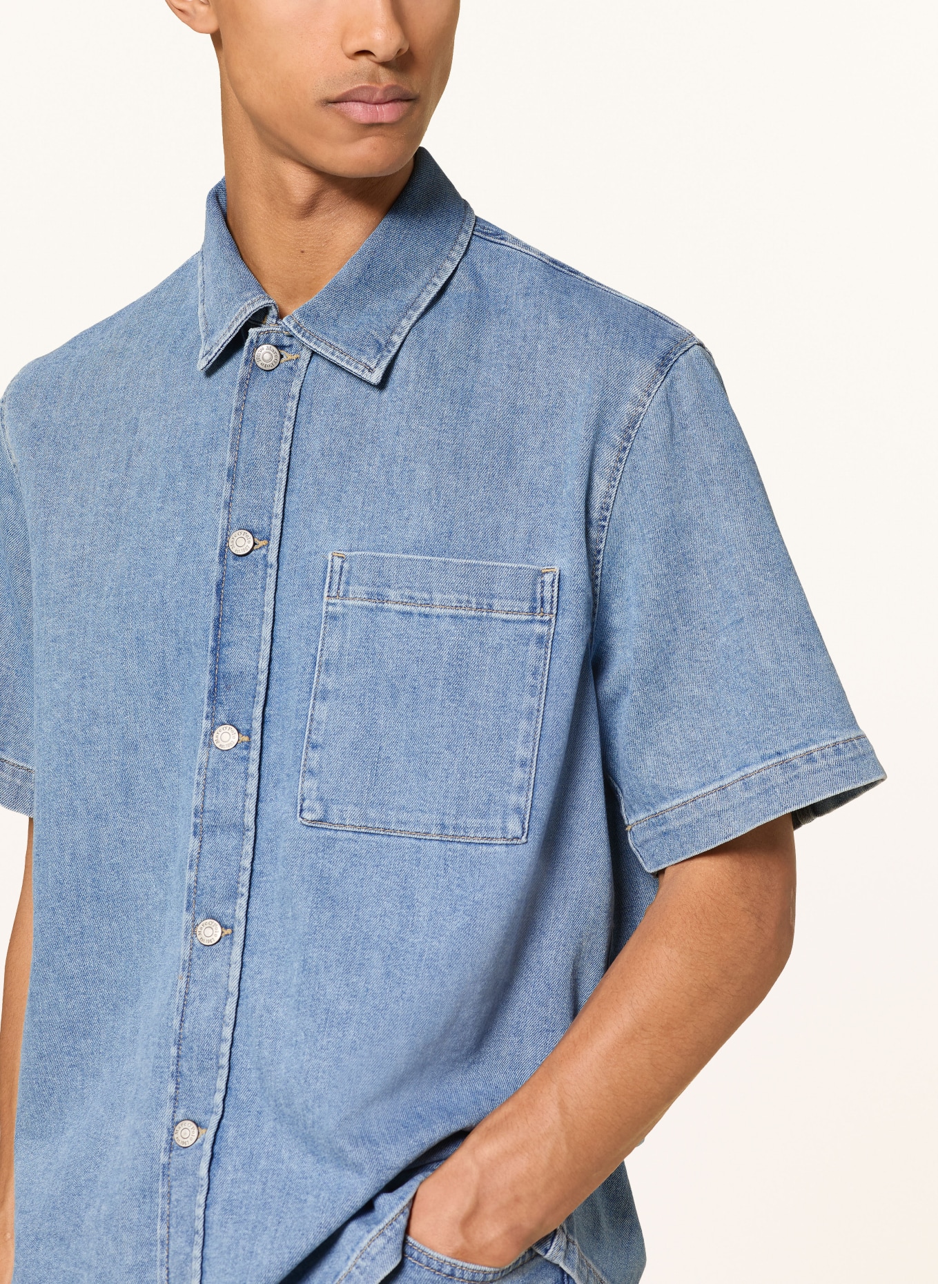 Marc O'Polo Comfort Fit Denim Shirt: BLUE