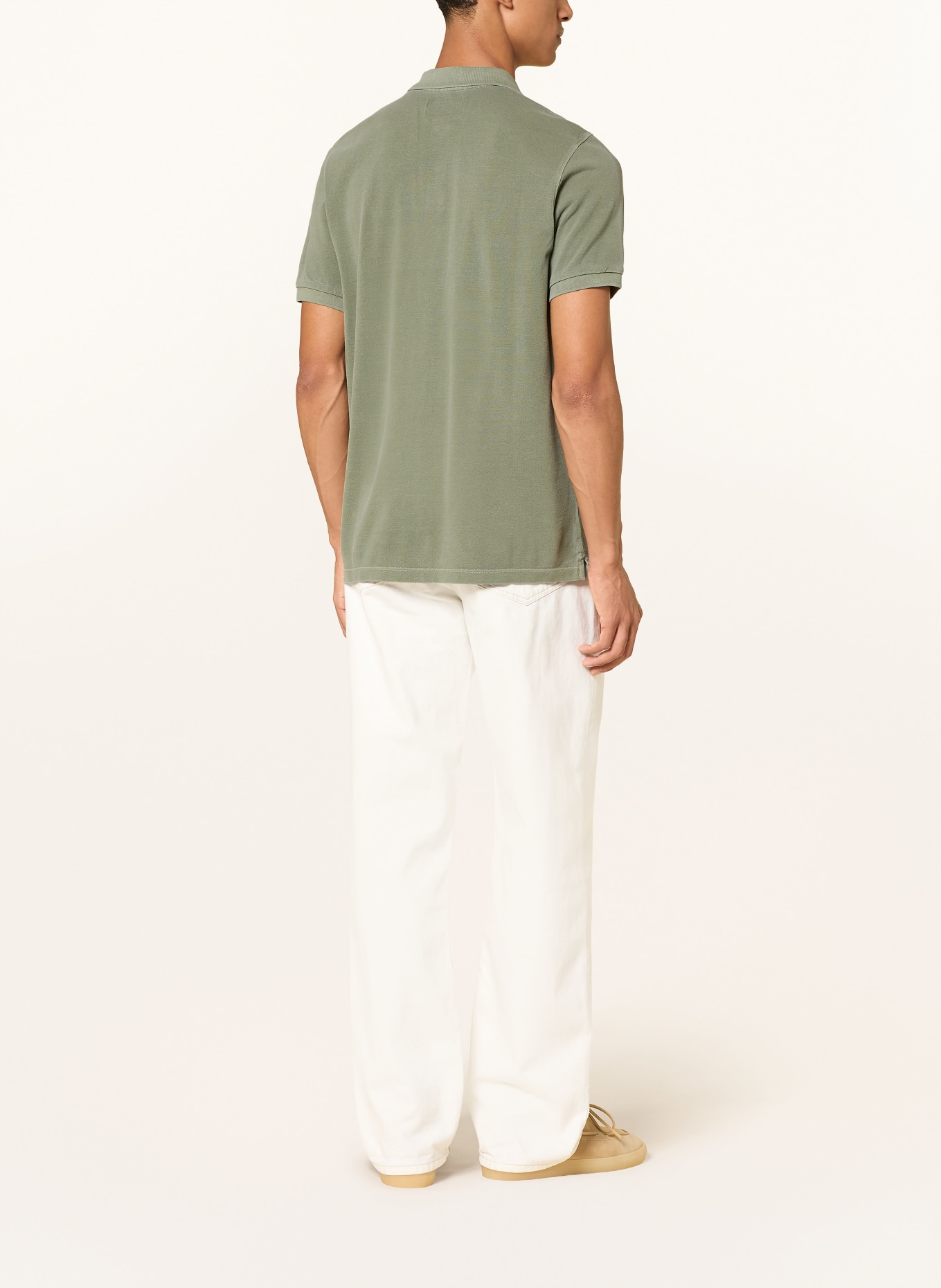 Marc O'Polo Piqué-polotröja Regular Fit: OLIVGRÖN