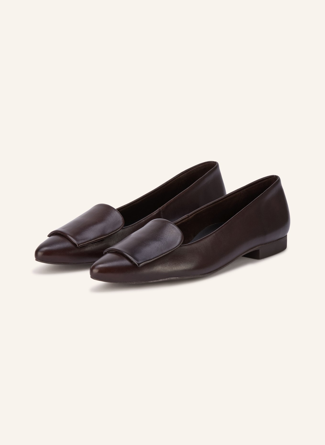 paul green Ballerinas: DARK BROWN