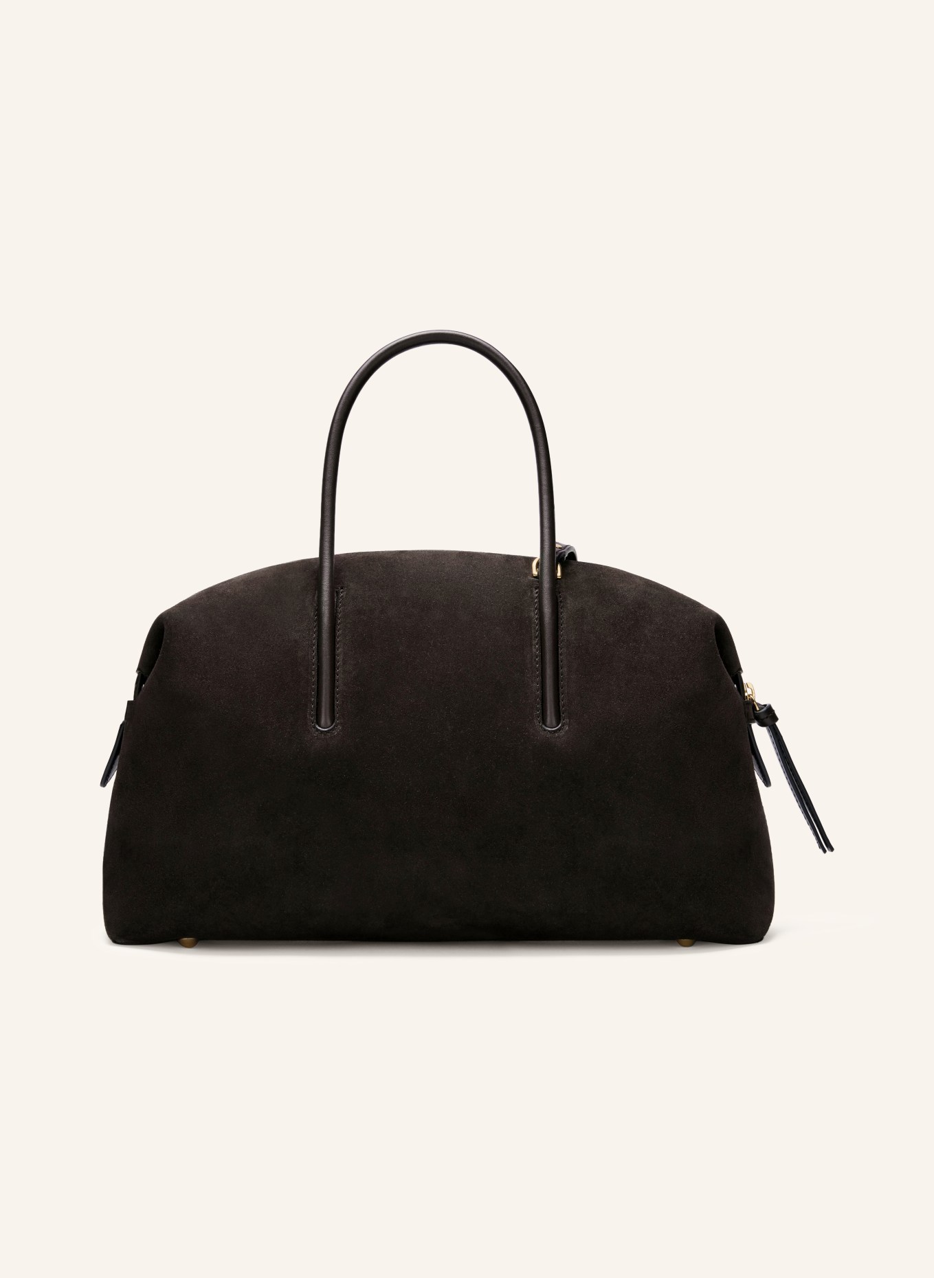 DEMELLIER Schultertasche THE MIDI STOCKHOLM: DUNKELBRAUN / GOLD