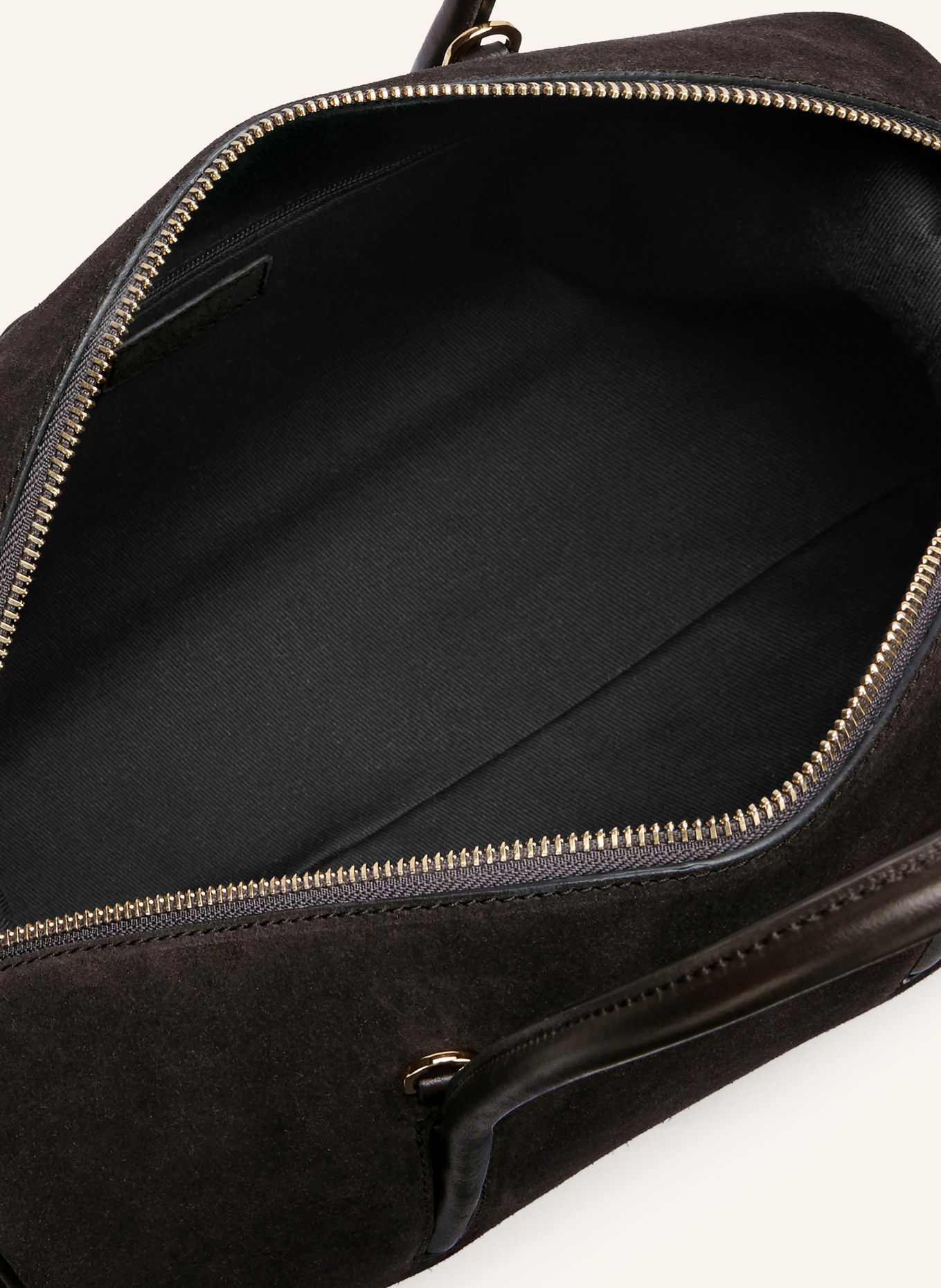 DEMELLIER Schultertasche THE MIDI STOCKHOLM: DUNKELBRAUN / GOLD