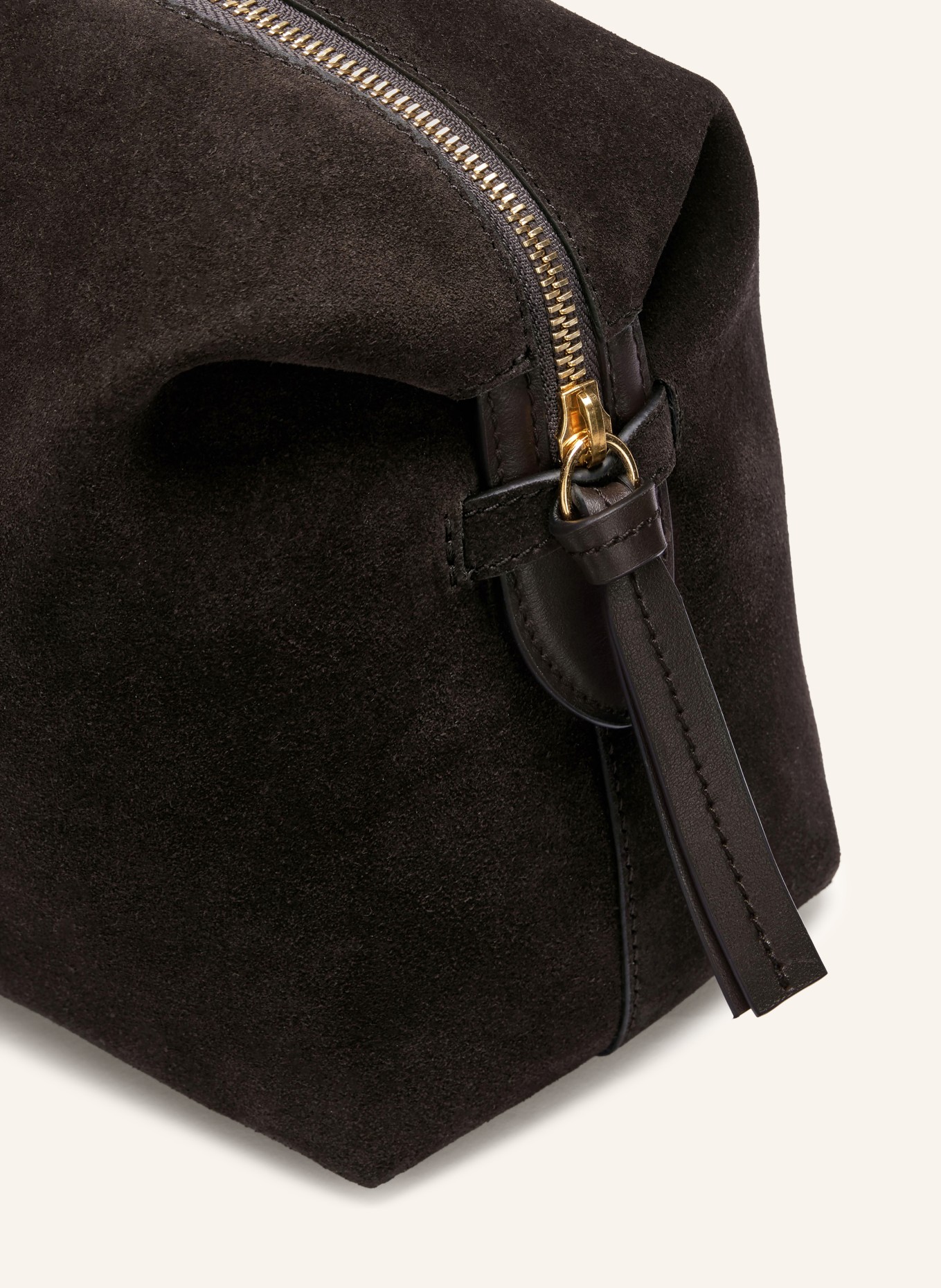 DEMELLIER Schultertasche THE MIDI STOCKHOLM: DUNKELBRAUN / GOLD