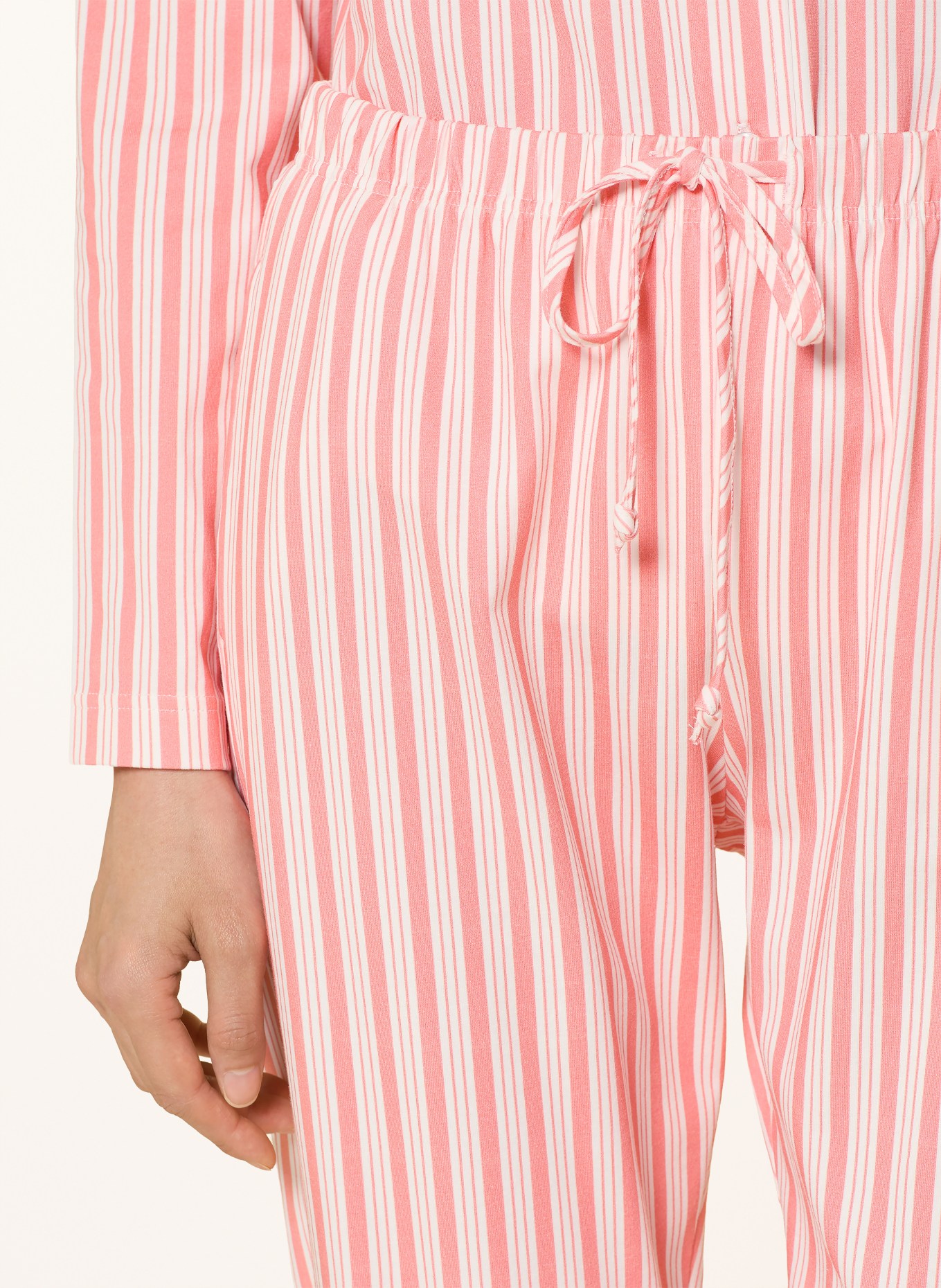 SHORT STORIES Pantalon de pyjama: SAUMON / BLANC