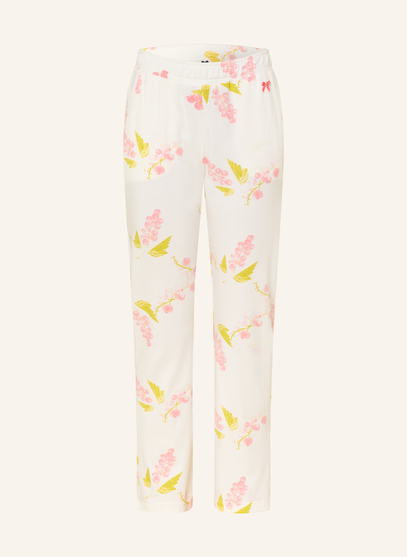 SHORT STORIES Pantalon de pyjama: BLANC / SAUMON / VERT CLAIR