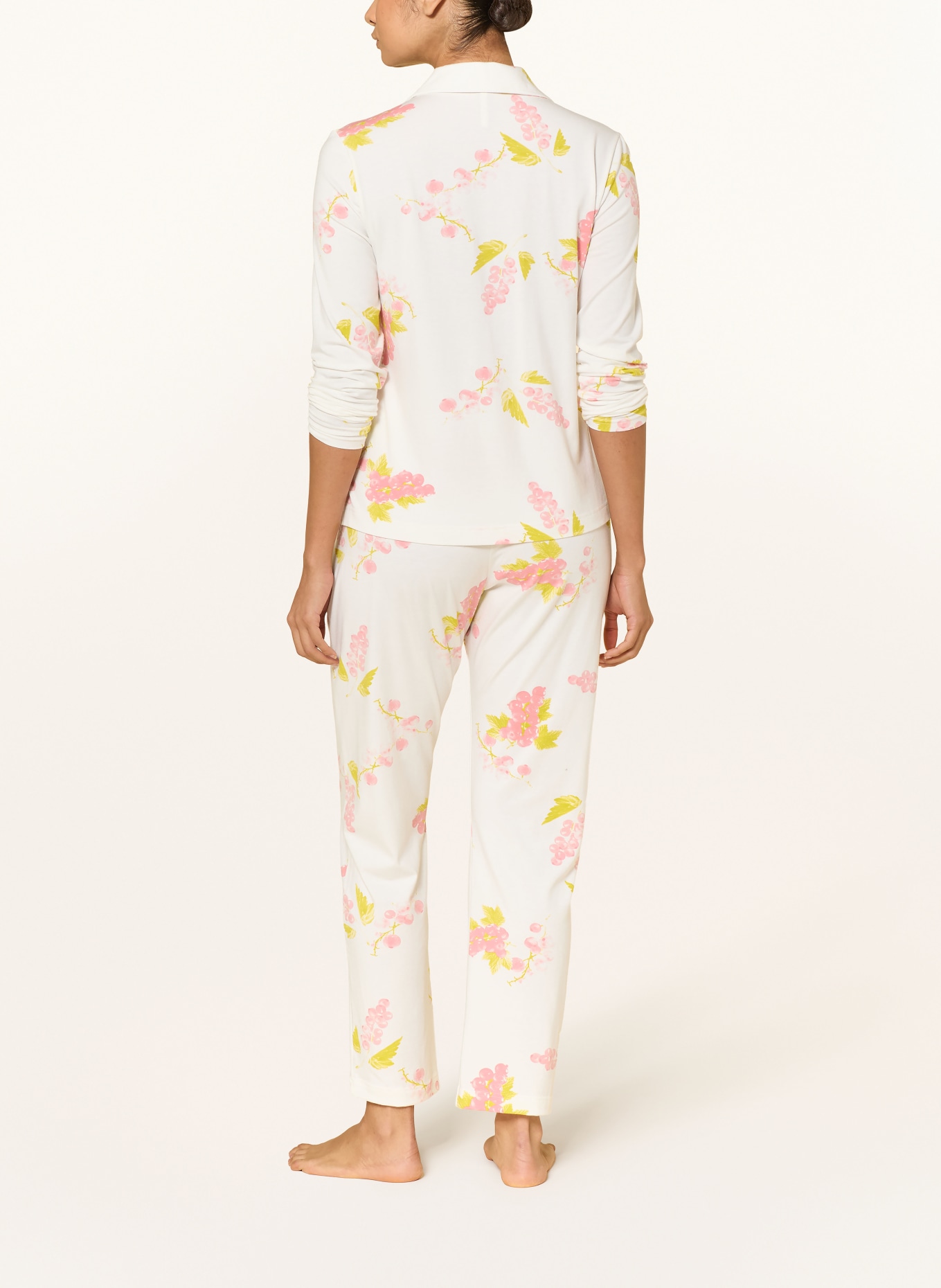 SHORT STORIES Pantalon de pyjama: BLANC / SAUMON / VERT CLAIR