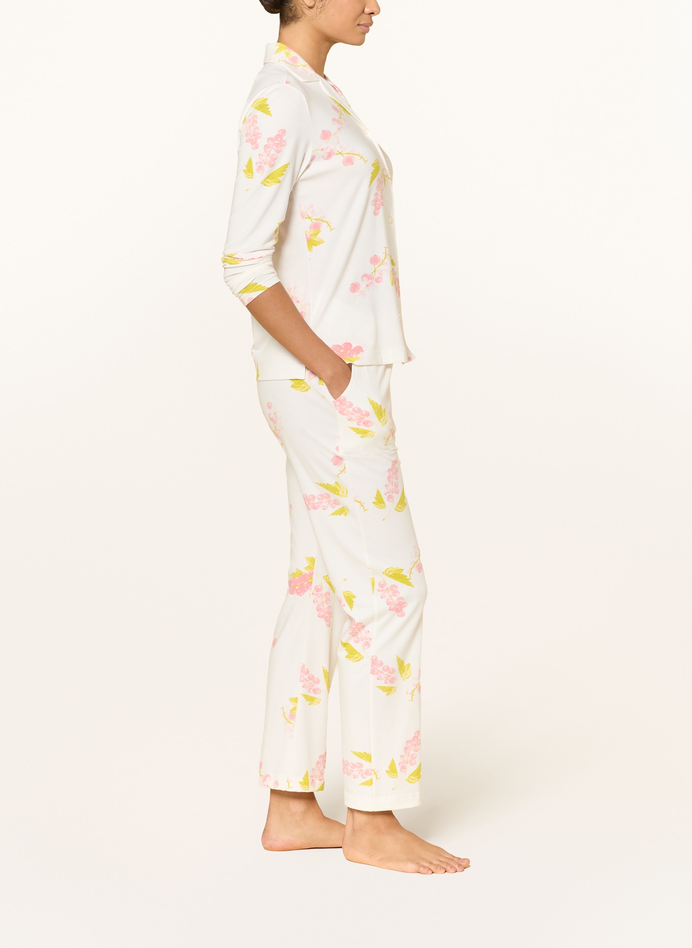 SHORT STORIES Pantalon de pyjama: BLANC / SAUMON / VERT CLAIR