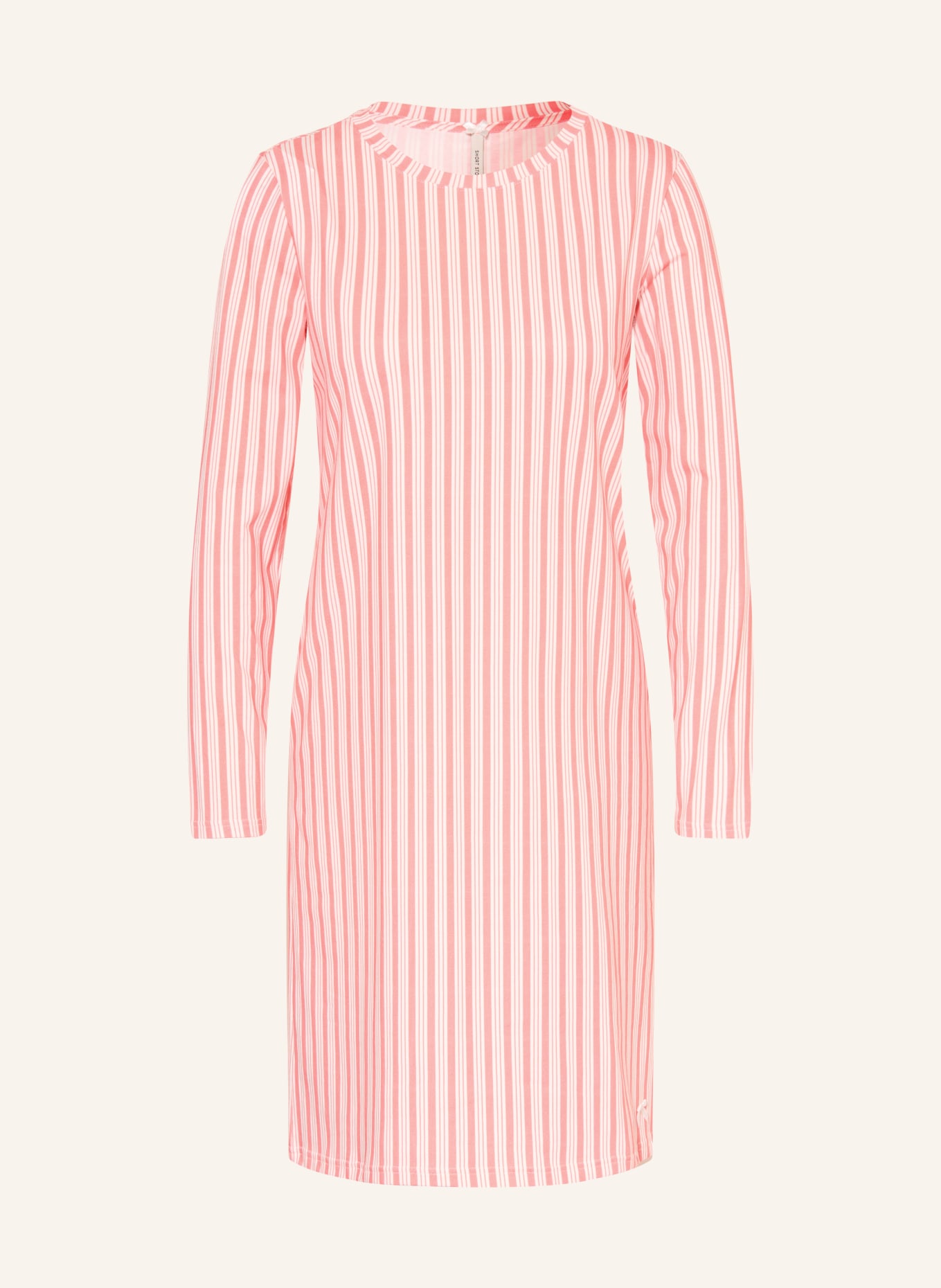 SHORT STORIES Chemise de nuit: ORANGE CLAIR / BLANC